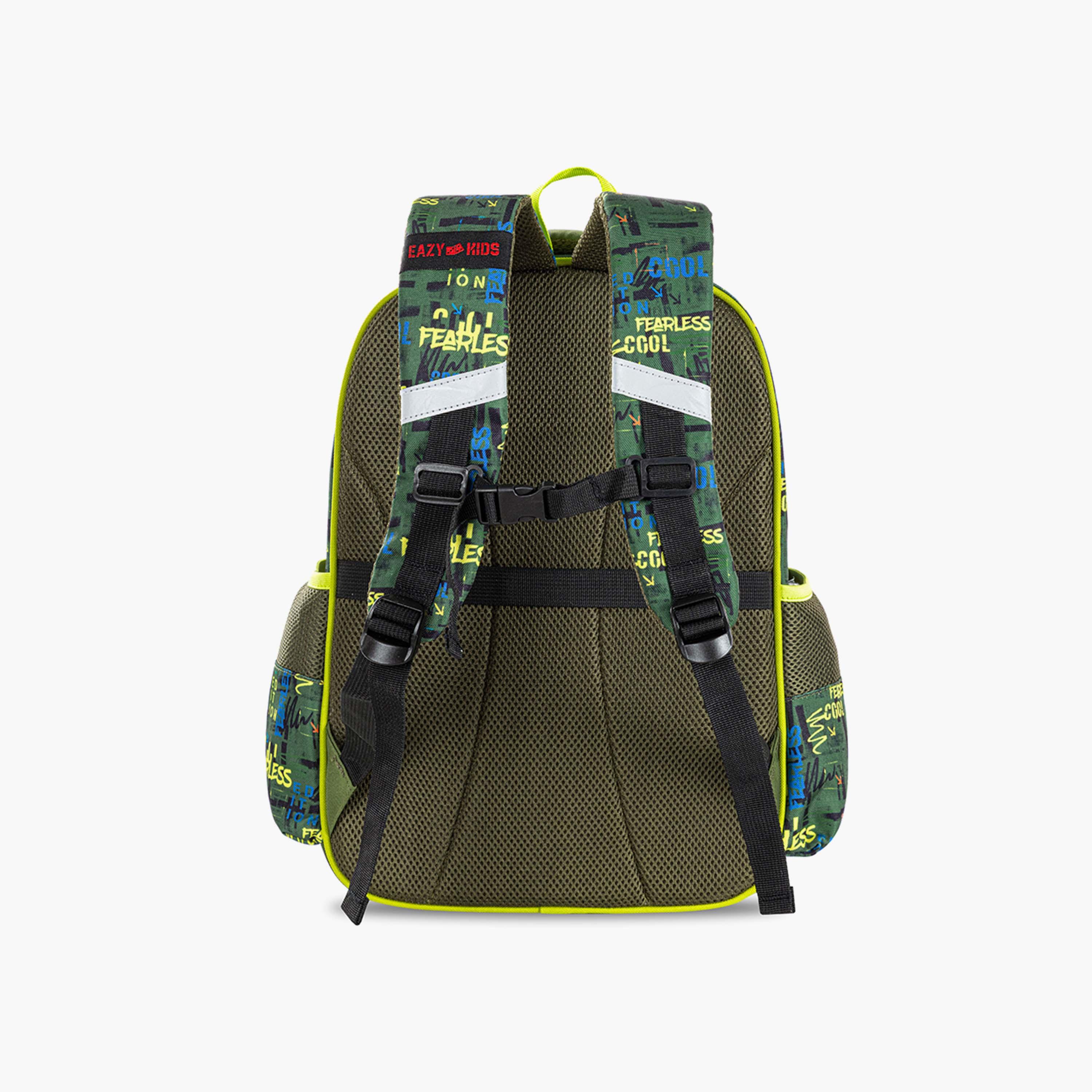 Eazy Kids Dino School Bag & Pencil Case with Bento Lunch Box & Spray Water Bottle-school-bagsandbackpacks-sets-image-11