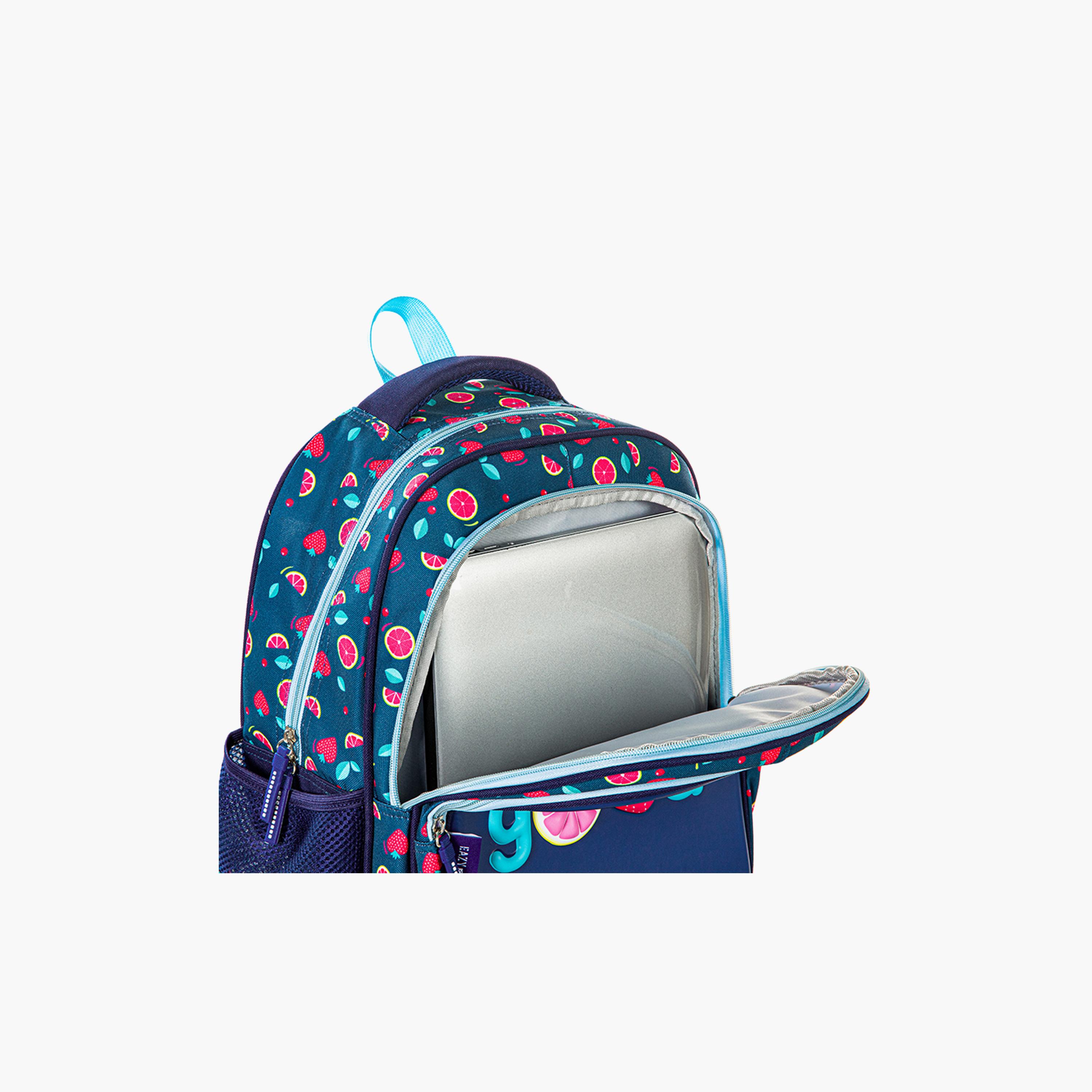 Eazy Kids Berry Good School Bag & Pencil Bag with Stainless Steel Bento Lunch Box-school-bagsandbackpacks-sets-image-9