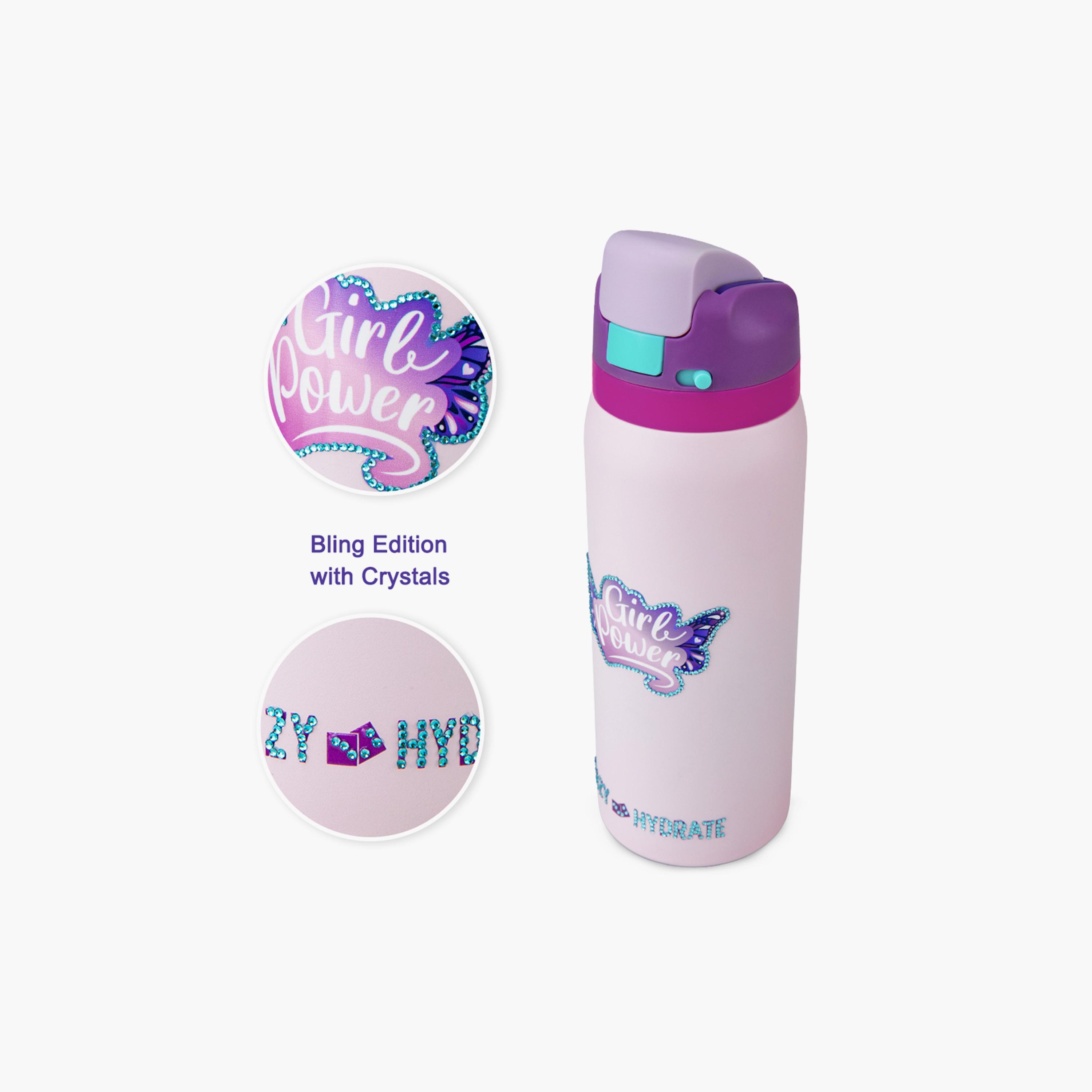 Eazy Kids Girl Power School Bag & Pencil Bag with Lunch Bag & Stainless Steel Water Bottle-school-bagsandbackpacks-sets-image-5