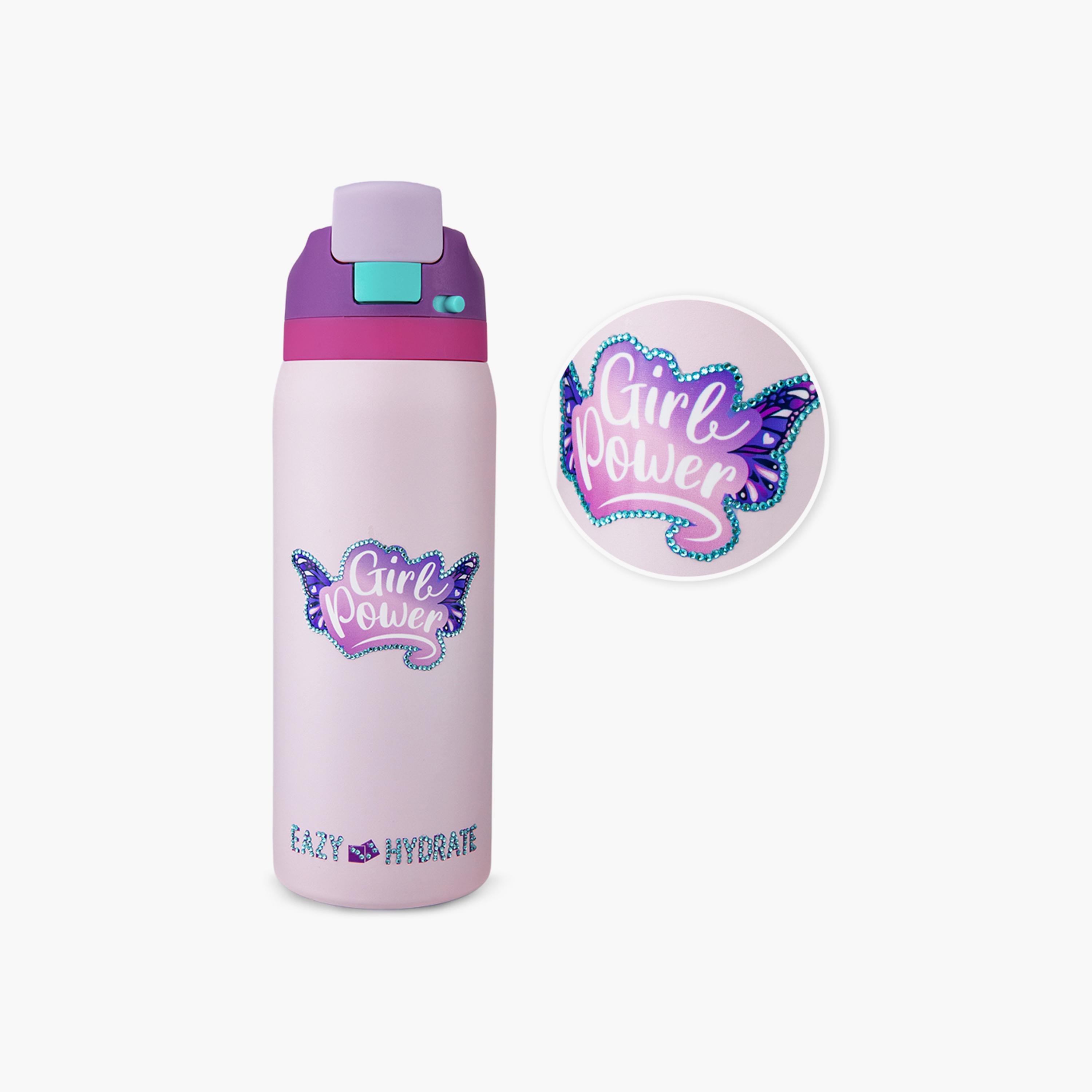 Eazy Kids Girl Power School Bag & Pencil Bag with Lunch Bag & Stainless Steel Water Bottle-school-bagsandbackpacks-sets-image-9