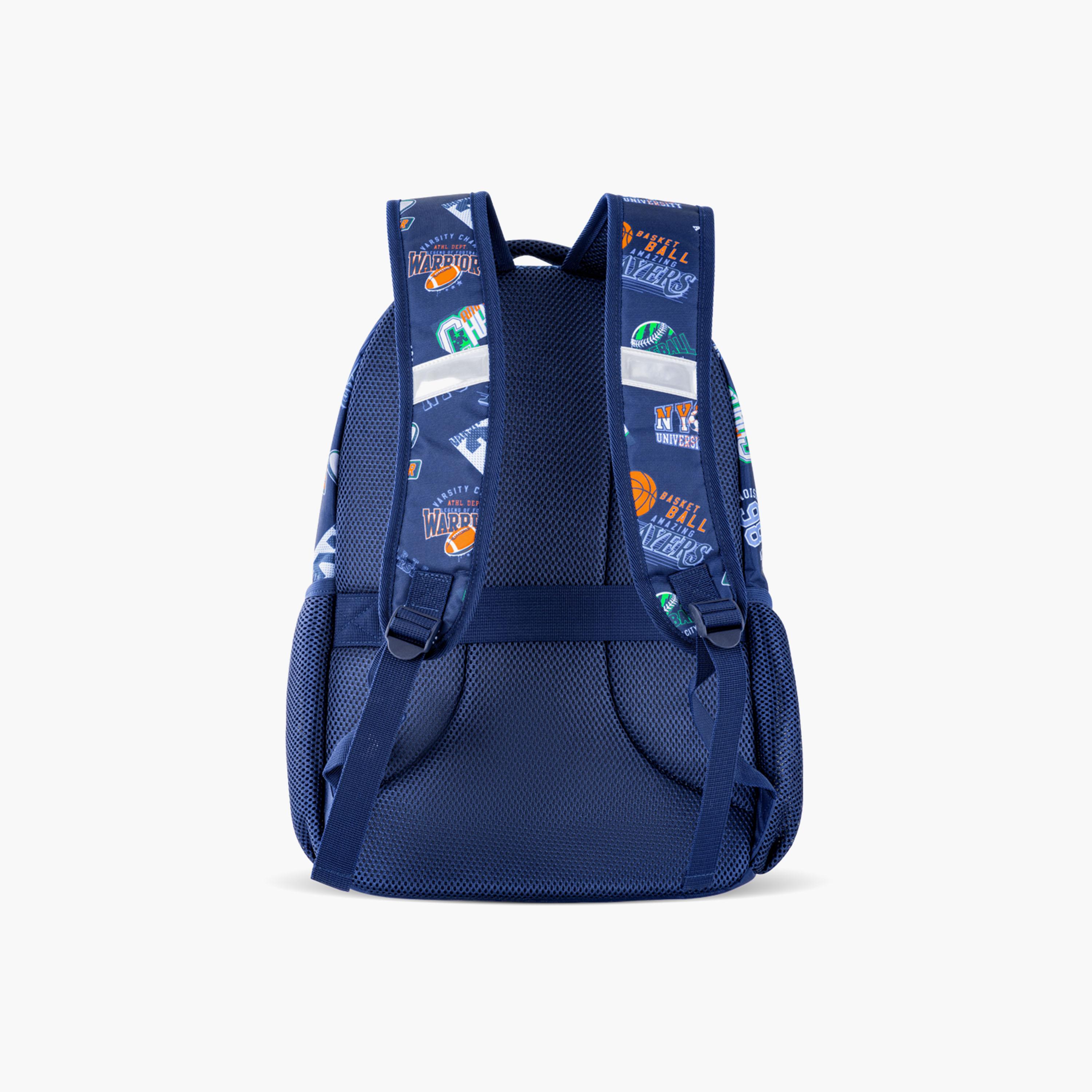 Eazy Kids Basketball School Bag & Pencil Bag with Lunch Bag & Insulated SS Spray Bottle-school-bagsandbackpacks-sets-image-15