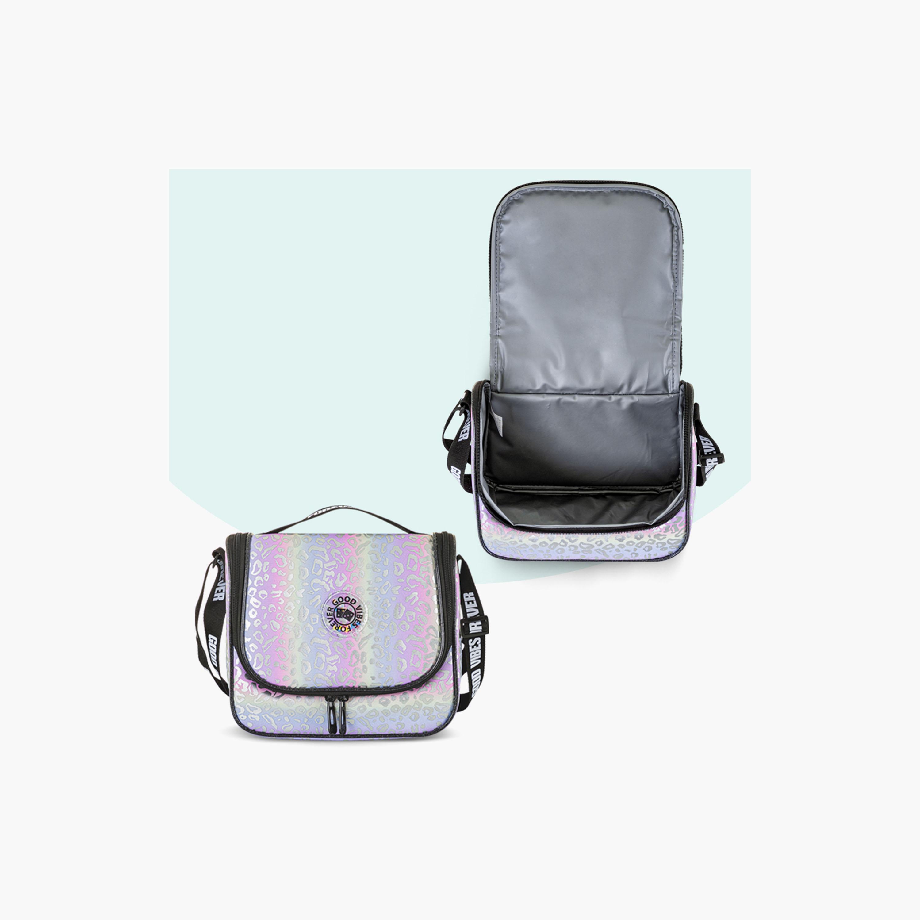 Eazy Kids Good Vibes School Bag & Pencil Bag with Lunch Bag & Insulated Spray Water Bottle-school-bagsandbackpacks-sets-image-13