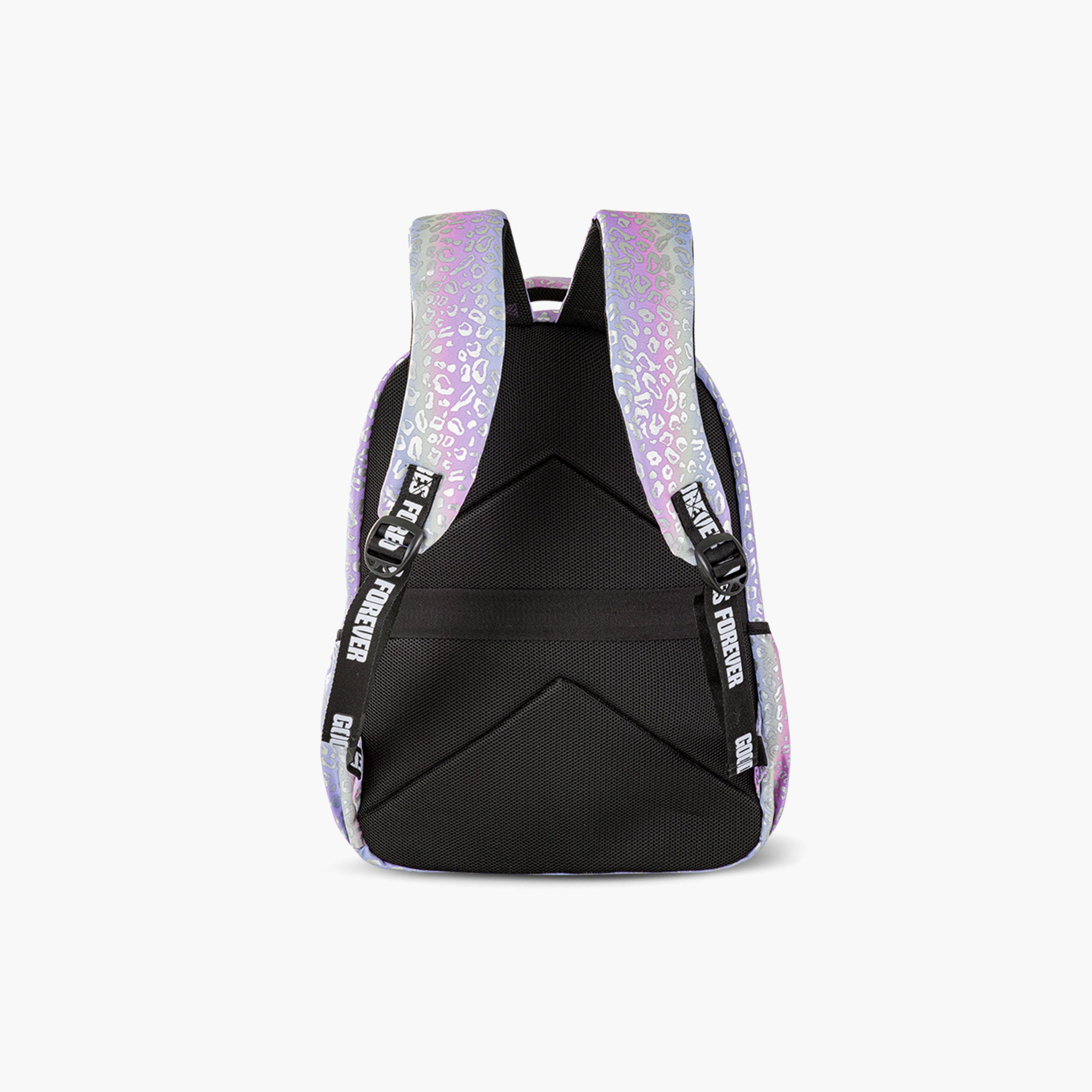 Eazy Kids Good Vibes School Bag & Pencil Bag with Lunch Bag & Insulated Spray Water Bottle-school-bagsandbackpacks-sets-image-15