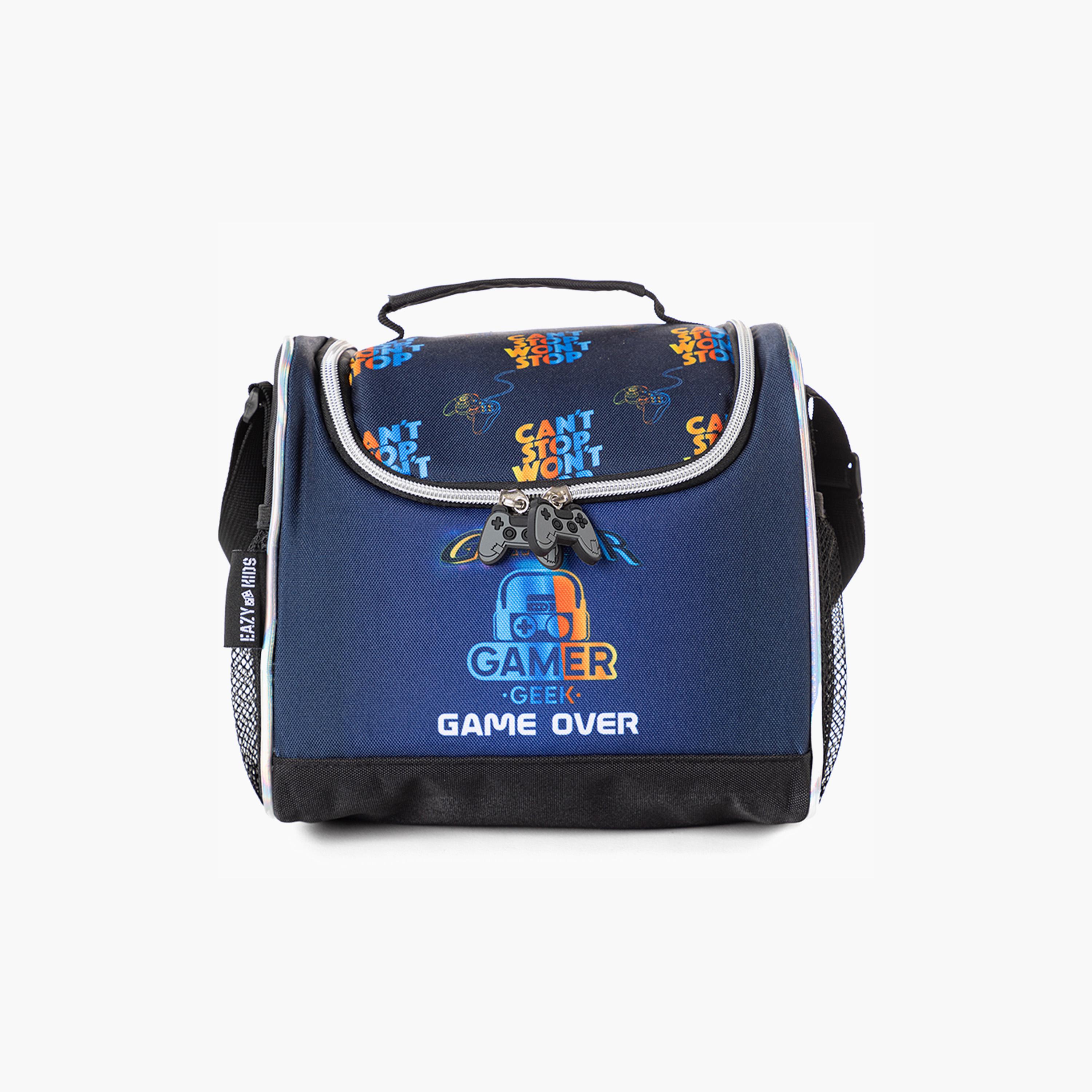 Eazy Kids Trolley School Bag & Pencil Bag & Lunch Bag with Bento Lunch Box & Spray Water Bottle-school-bagsandbackpacks-trolleybags-image-11