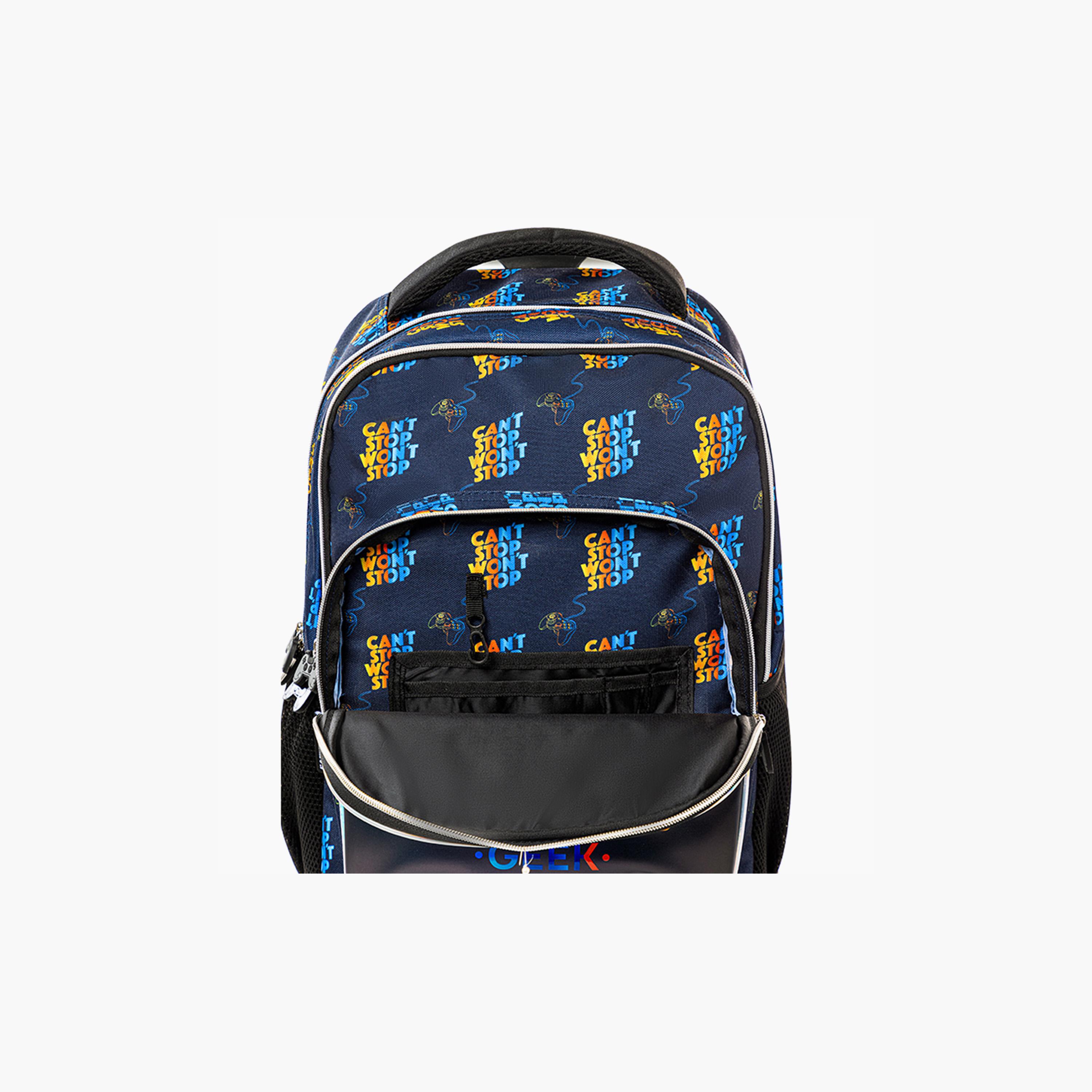 Eazy Kids Trolley School Bag & Pencil Bag & Lunch Bag with Bento Lunch Box & Spray Water Bottle-school-bagsandbackpacks-trolleybags-image-19