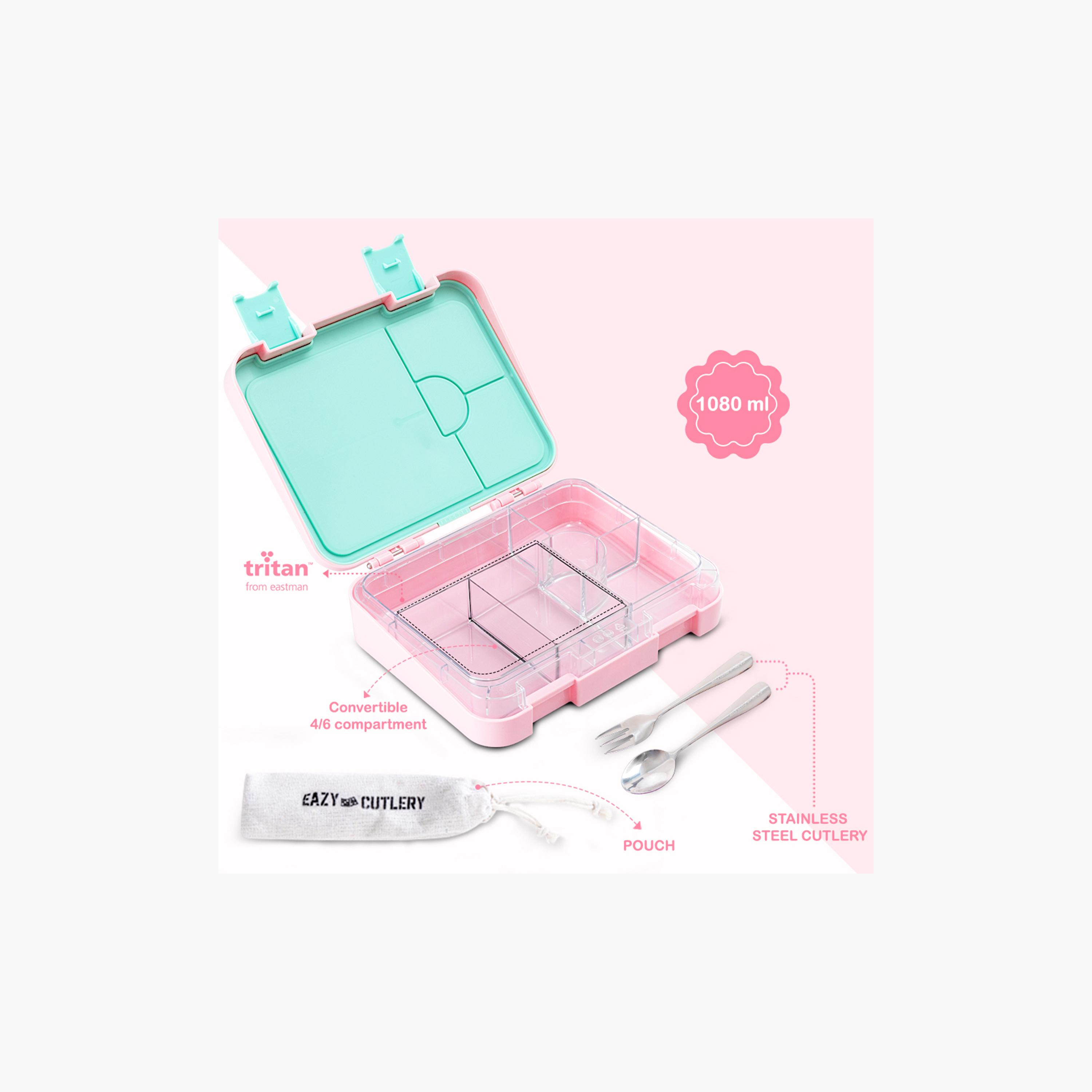 Eazy Kids Convertible Bento Lunch Box with Insulated Lunch Bag & Spoon & Fork-school-lunchessentials-lunchboxes-image-13