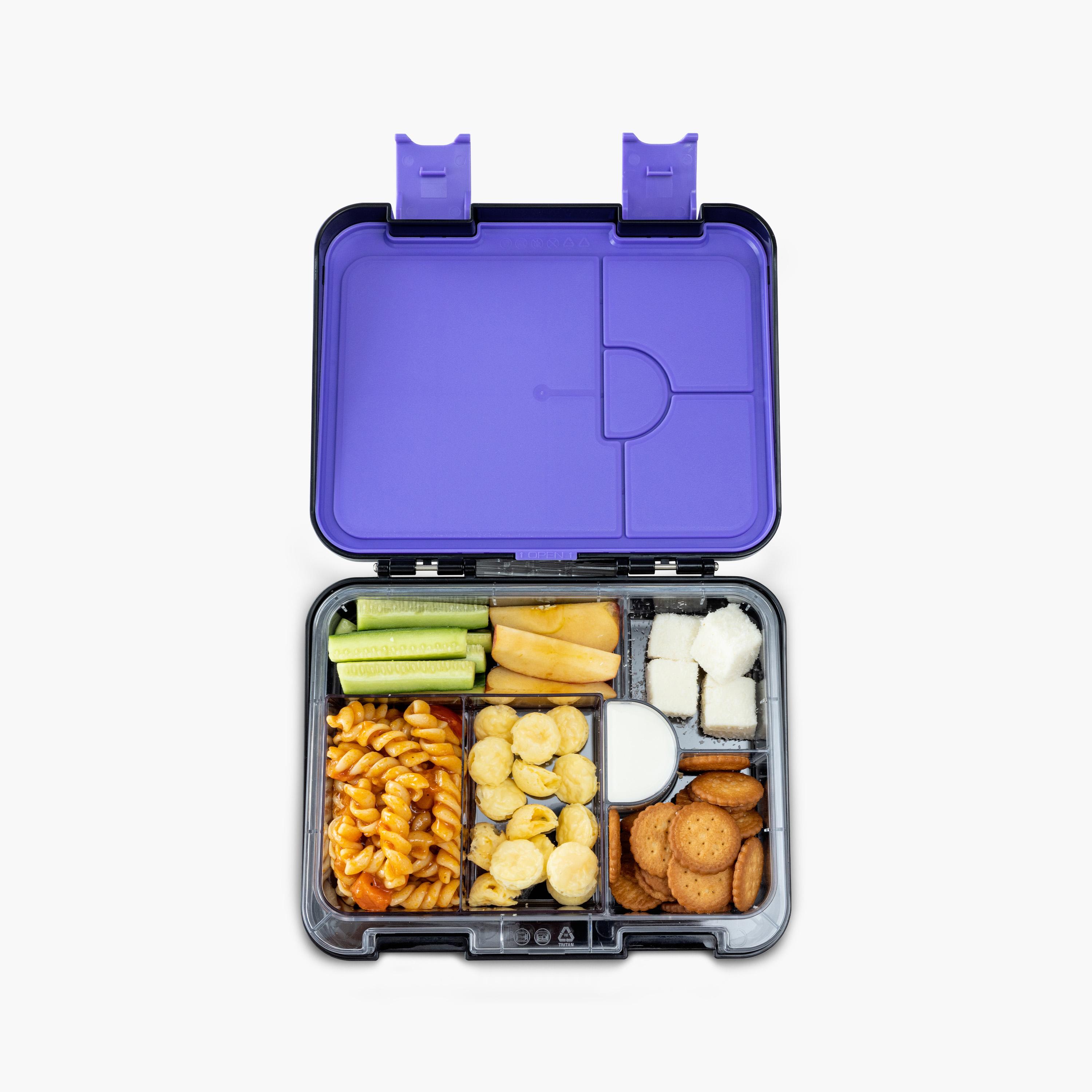 Eazy Kids Convertible Bento Lunch Box with Insulated Lunch Bag & Spoon & Fork-school-lunchessentials-lunchboxes-image-4