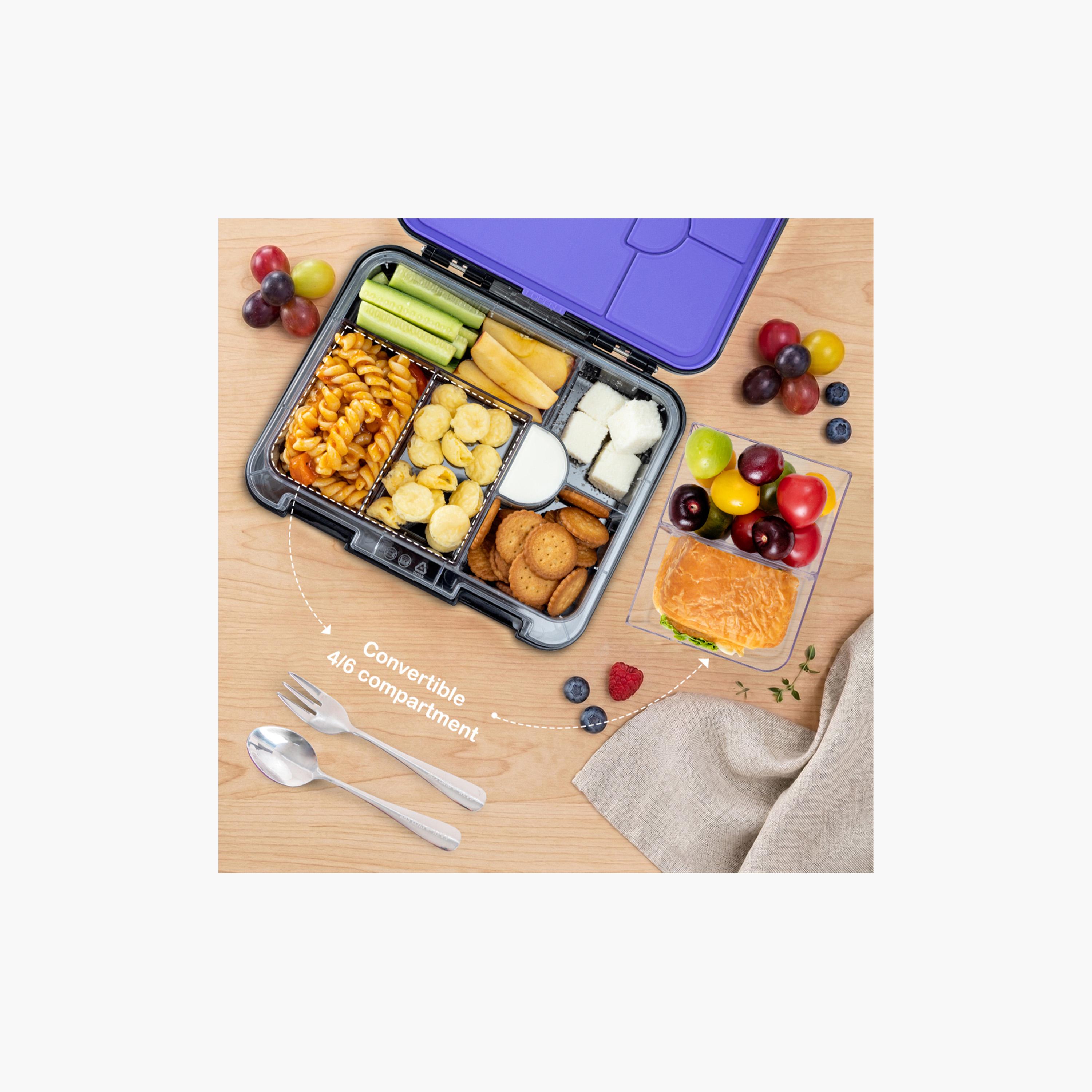 Eazy Kids Convertible Bento Lunch Box with Insulated Stainless Steel Water Bottle - 640 ml-school-lunchessentials-lunchboxes-image-11