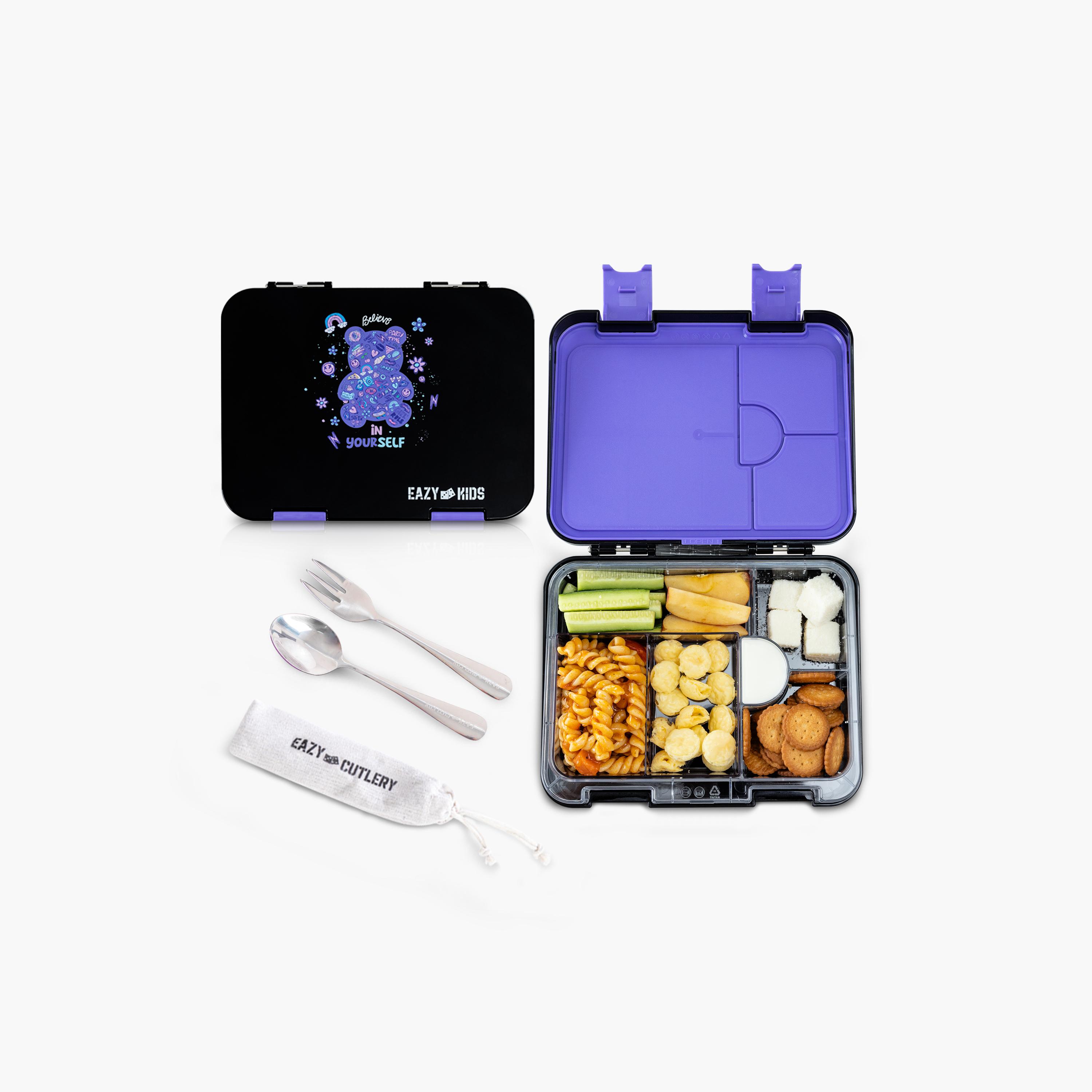 Eazy Kids Convertible Bento Lunch Box with Insulated Stainless Steel Water Bottle - 640 ml-school-lunchessentials-lunchboxes-image-9
