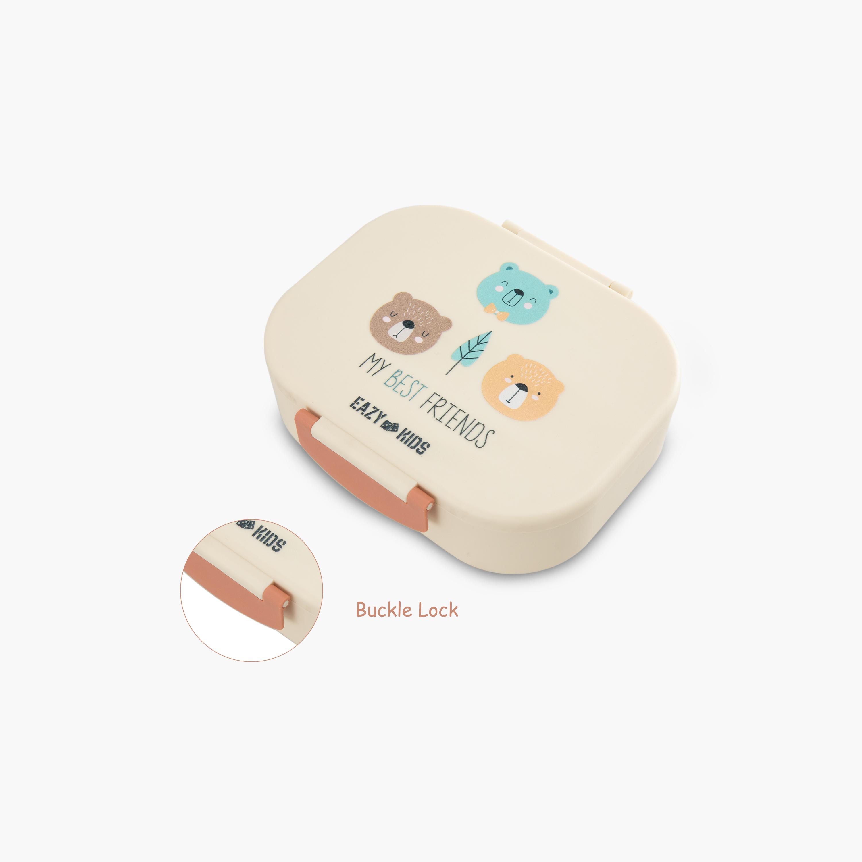 صندوق غداء بينتو قطعتين مع زجاجة مياه ستانلس ستيل من إيزي كيدز - 445 مل-school-lunchessentials-lunchboxes-image-16