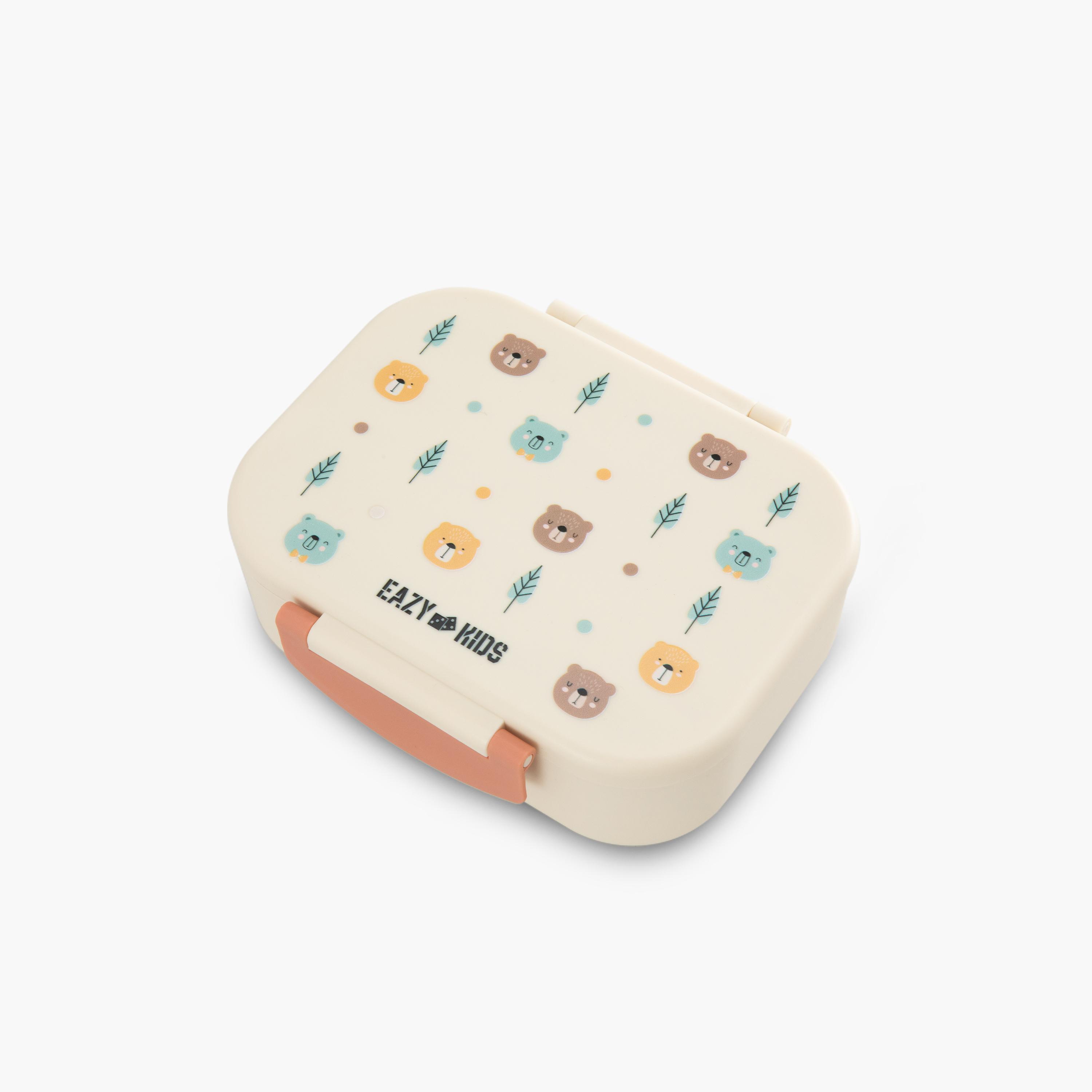 صندوق غداء بينتو قطعتين مع زجاجة مياه ستانلس ستيل من إيزي كيدز - 445 مل-school-lunchessentials-lunchboxes-image-3