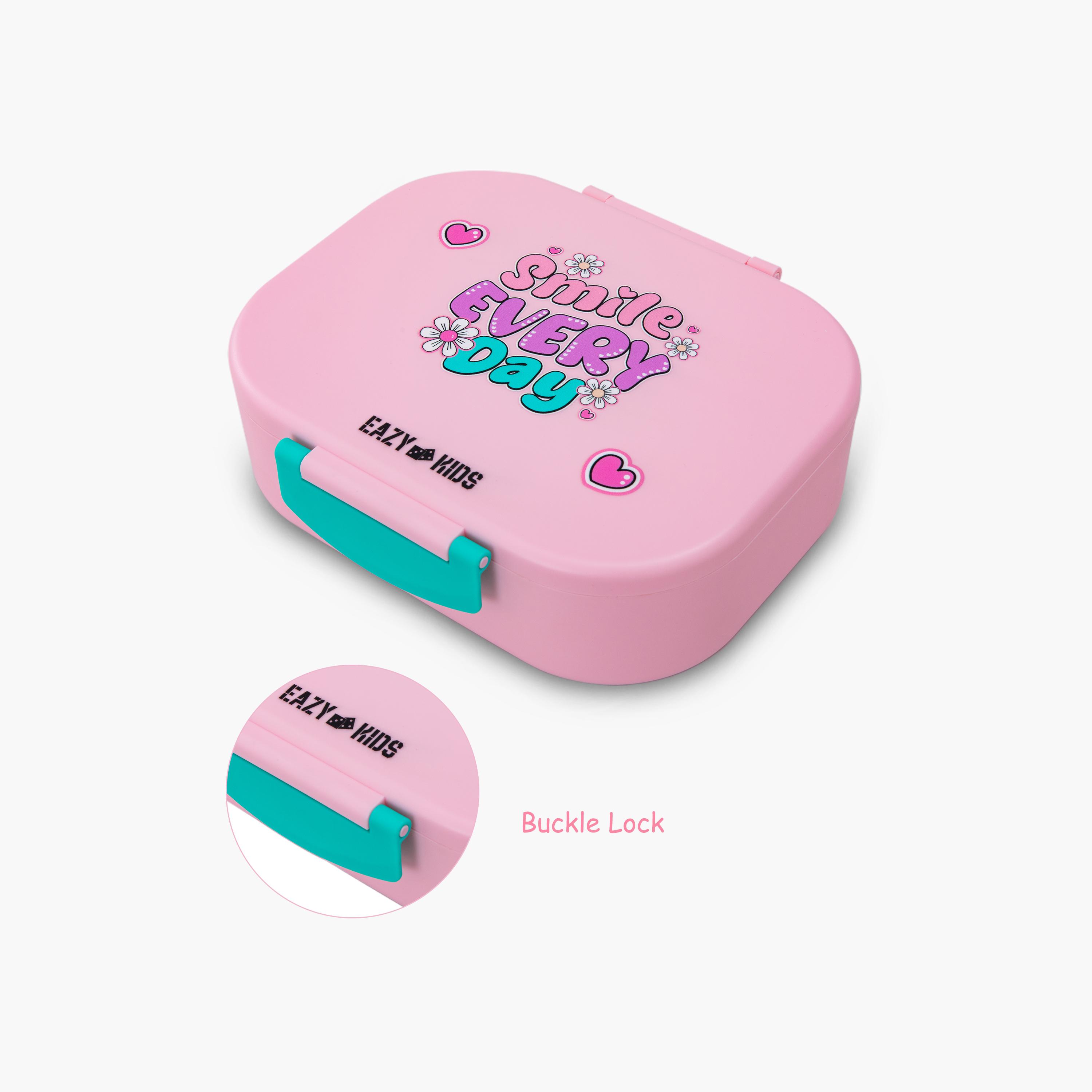 صندوق غداء بينتو قطعتين مع زجاجة مياه ستانلس ستيل من إيزي كيدز - 445 مل-school-lunchessentials-lunchboxes-image-11