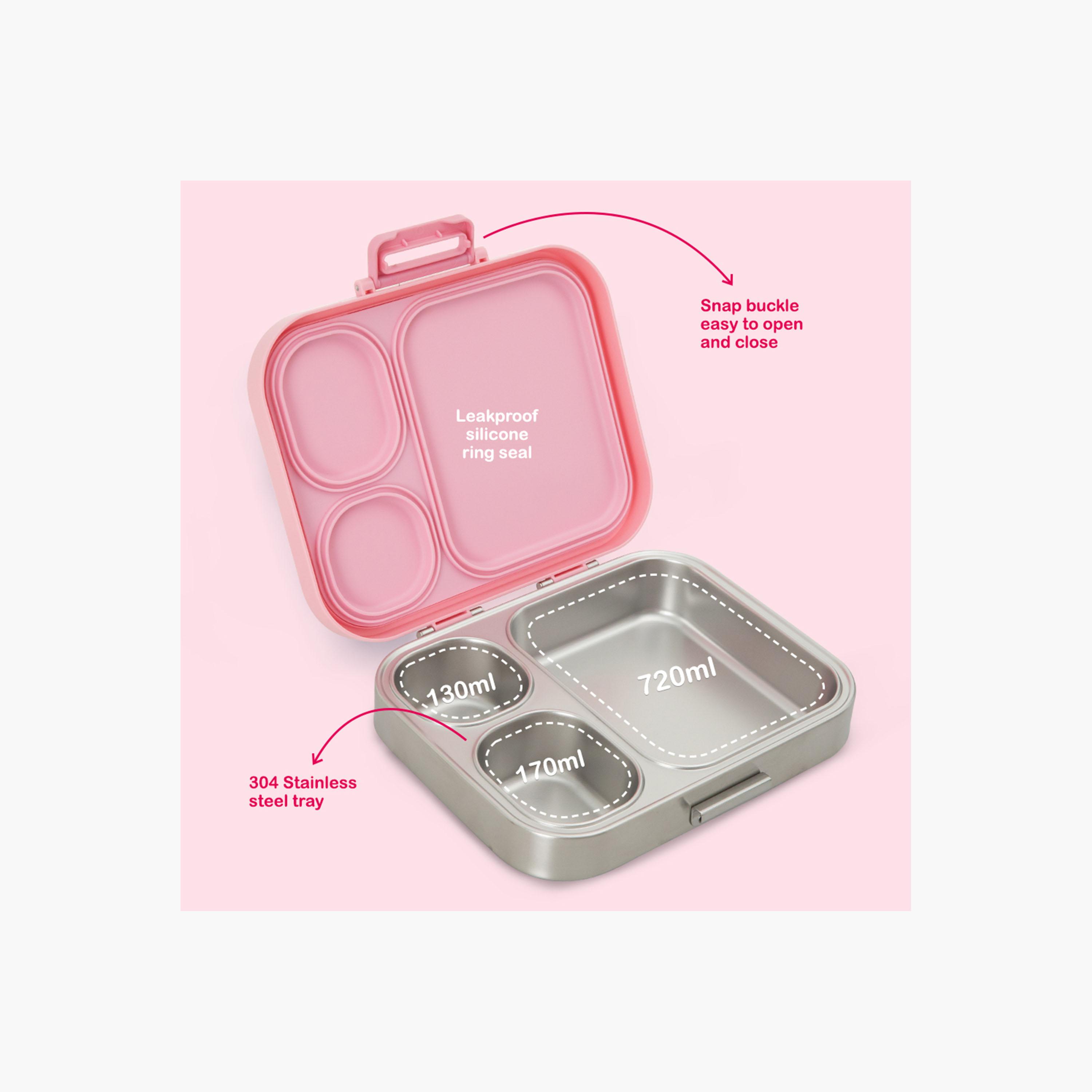 صندوق غداء ستانلس ستيل بريميوم مع حقيبة غداء عازلة للحرارة من إيزي كيدز-school-lunchessentials-lunchboxes-image-9