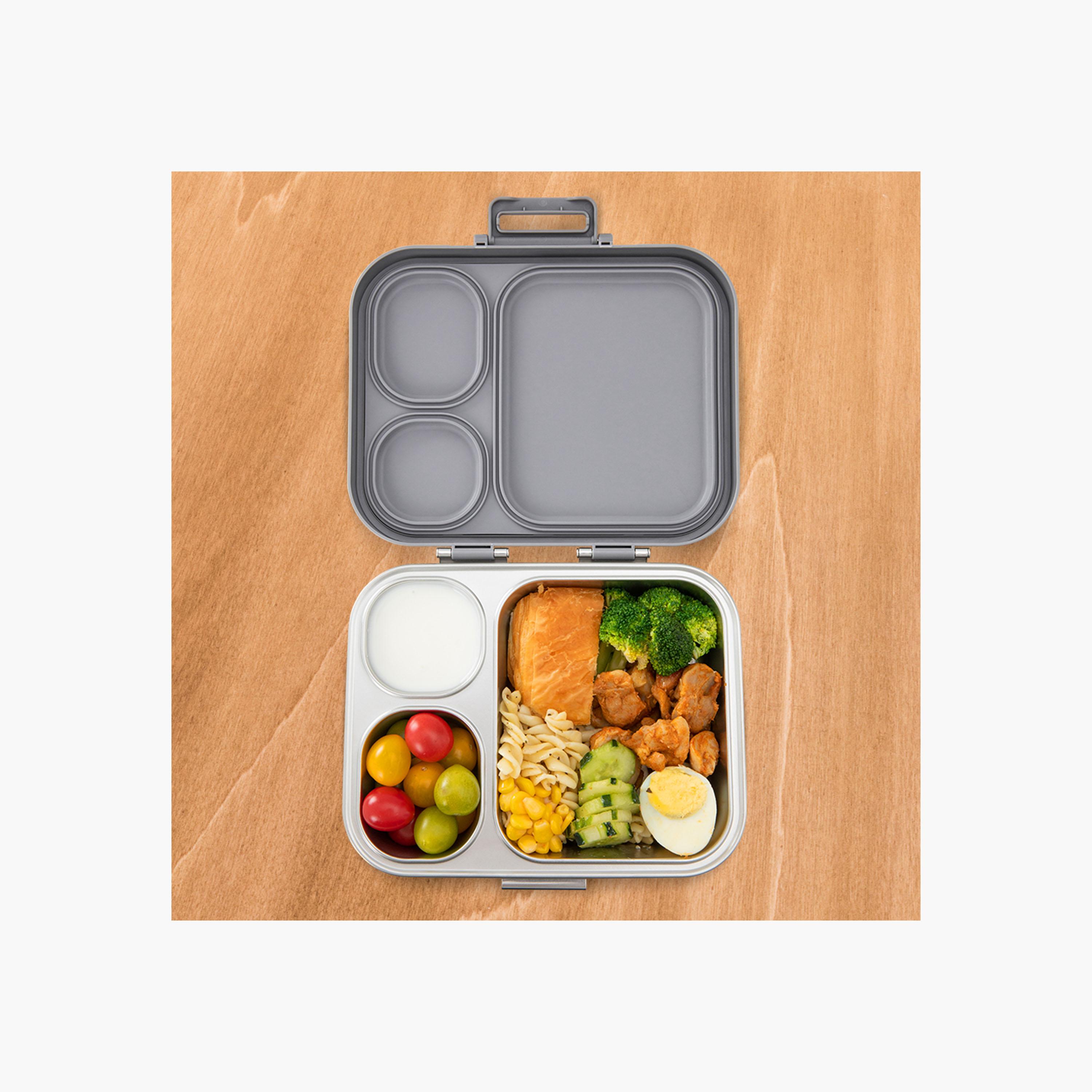 صندوق غداء ستانلس ستيل بريميوم مع حقيبة غداء عازلة للحرارة من إيزي كيدز-school-lunchessentials-lunchboxes-image-13