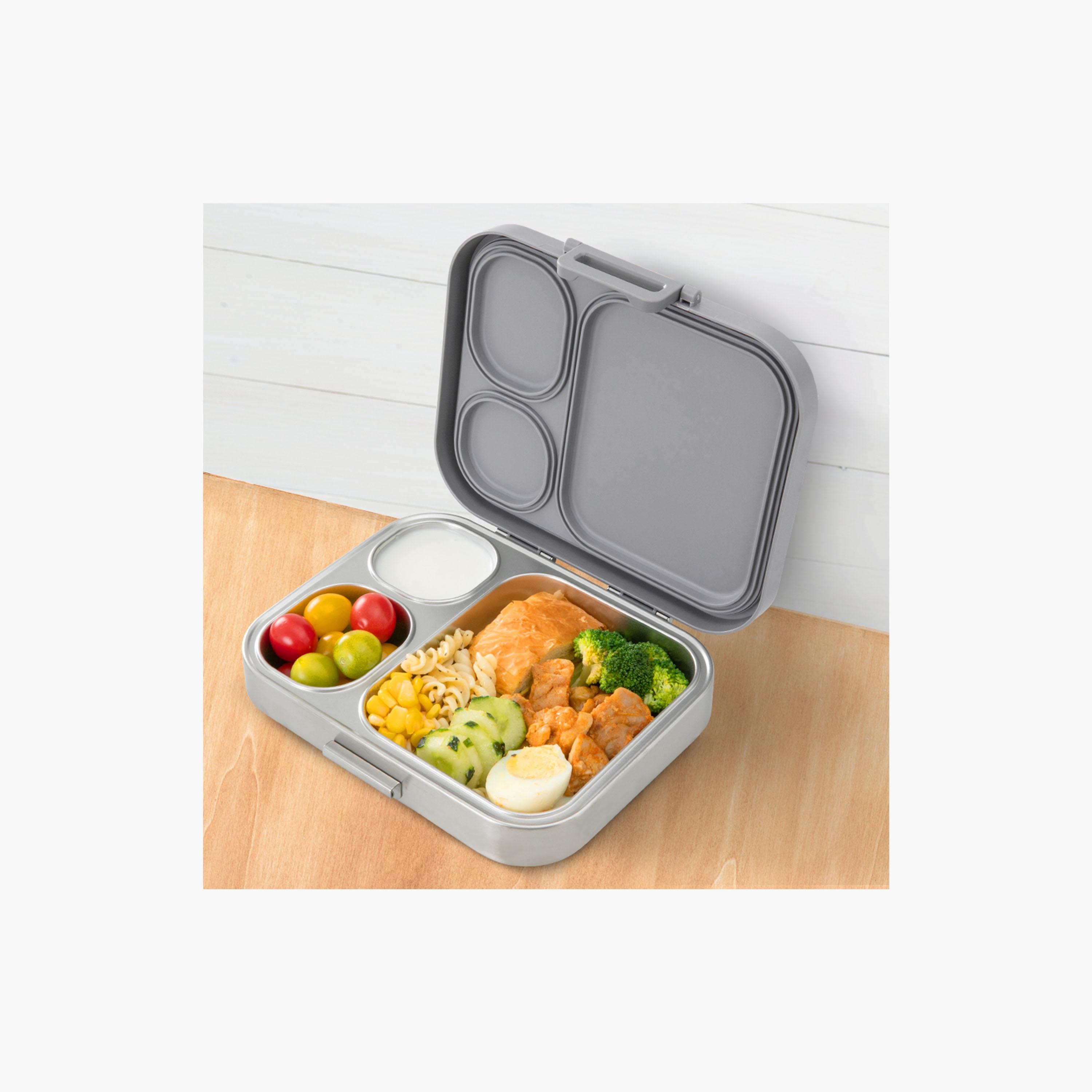 صندوق غداء ستانلس ستيل بريميوم مع حقيبة غداء عازلة للحرارة من إيزي كيدز-school-lunchessentials-lunchboxes-image-3