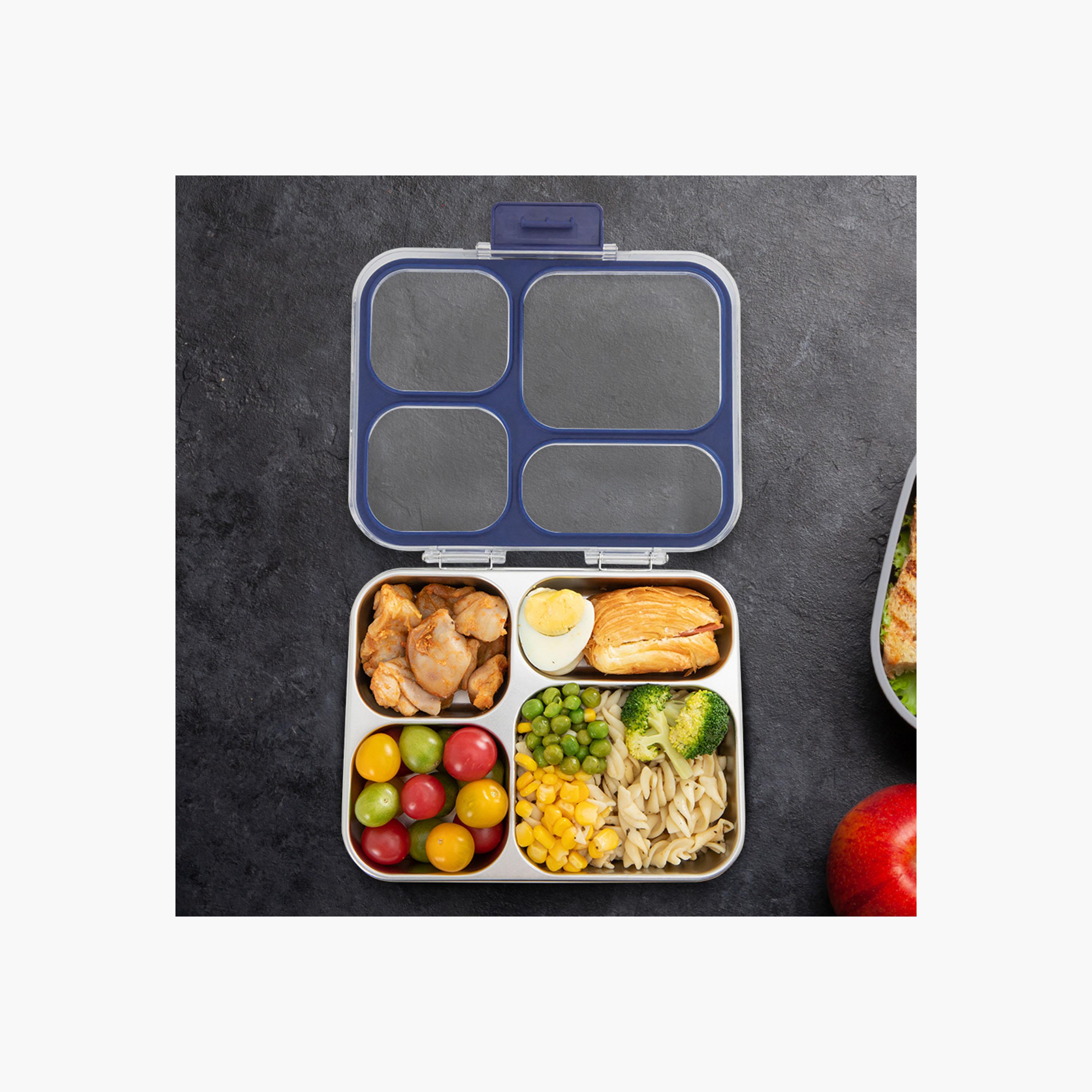 صندوق غداء بينتو ستانلس ستيل 945 مل مع حقيبة غداء عازلة للحرارة من إيزي كيدز-school-lunchessentials-lunchboxes-image-14