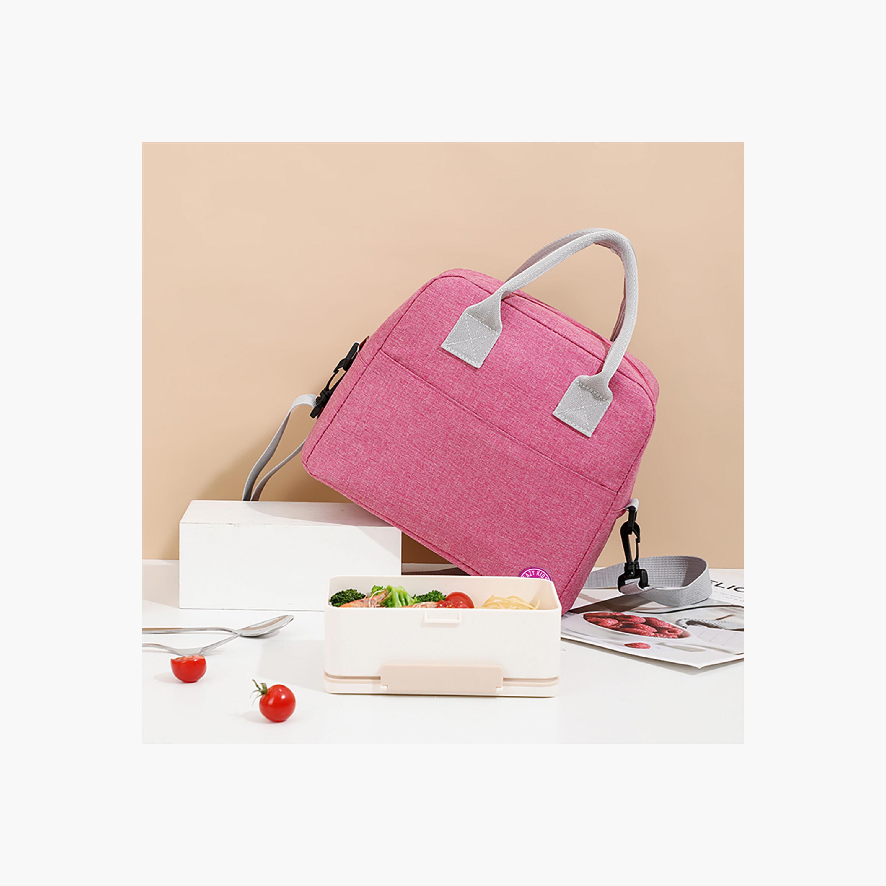 صندوق غداء بينتو ستانلس ستيل 945 مل مع حقيبة غداء عازلة للحرارة من إيزي كيدز-school-lunchessentials-lunchboxes-image-2