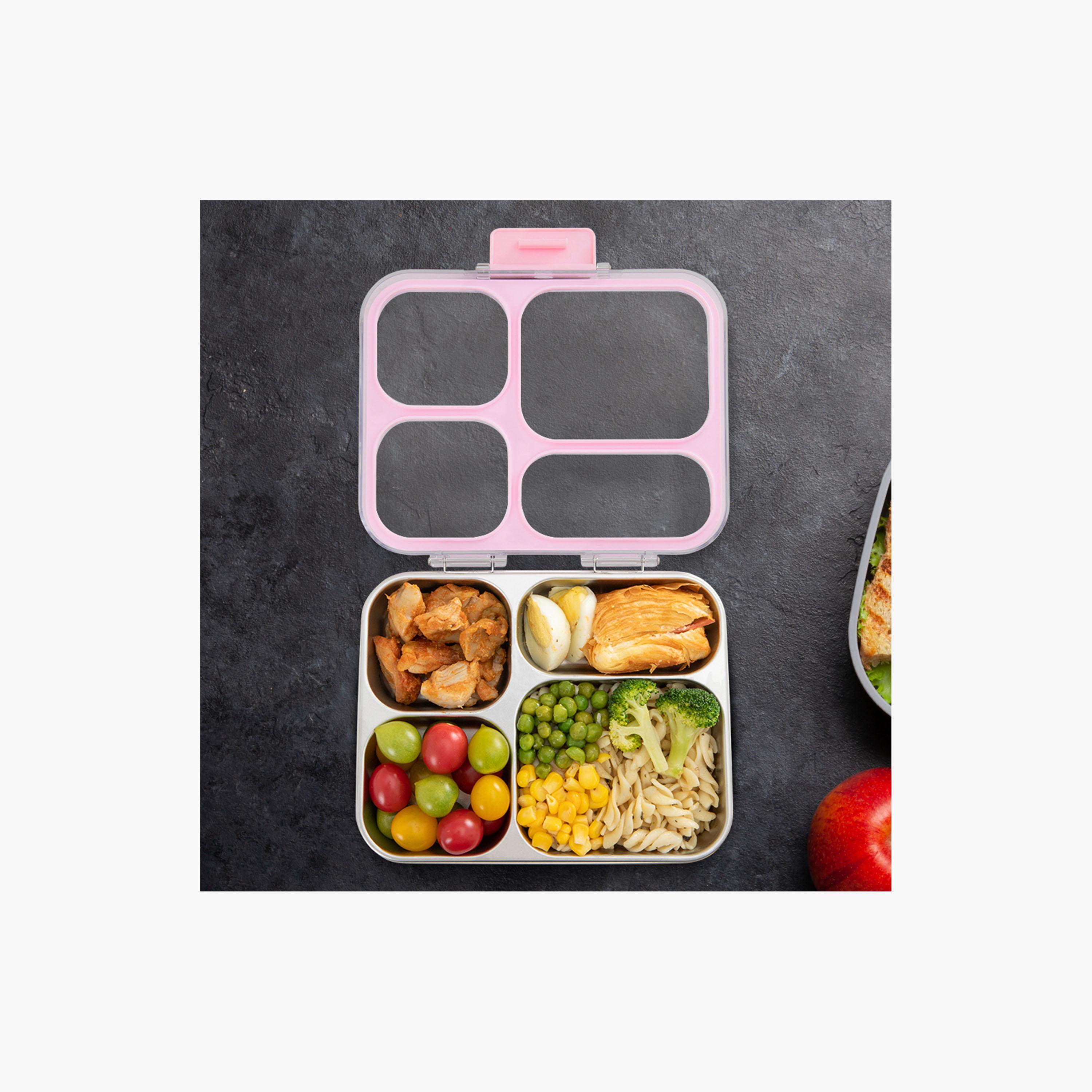 صندوق غداء بينتو ستانلس ستيل 945 مل مع حقيبة غداء عازلة للحرارة من إيزي كيدز-school-lunchessentials-lunchboxes-image-7
