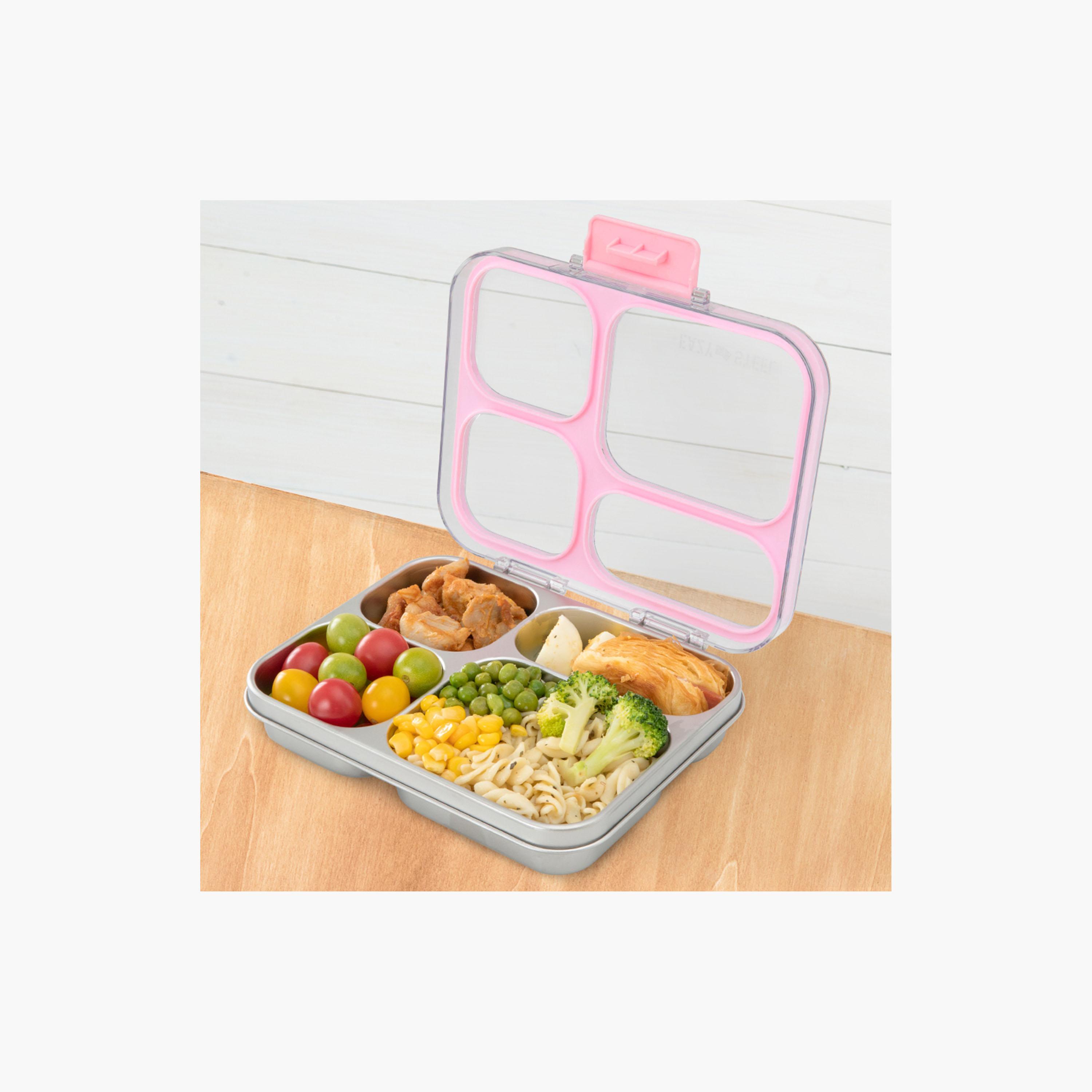 صندوق غداء بينتو ستانلس ستيل 945 مل مع حقيبة غداء عازلة للحرارة من إيزي كيدز-school-lunchessentials-lunchboxes-image-9