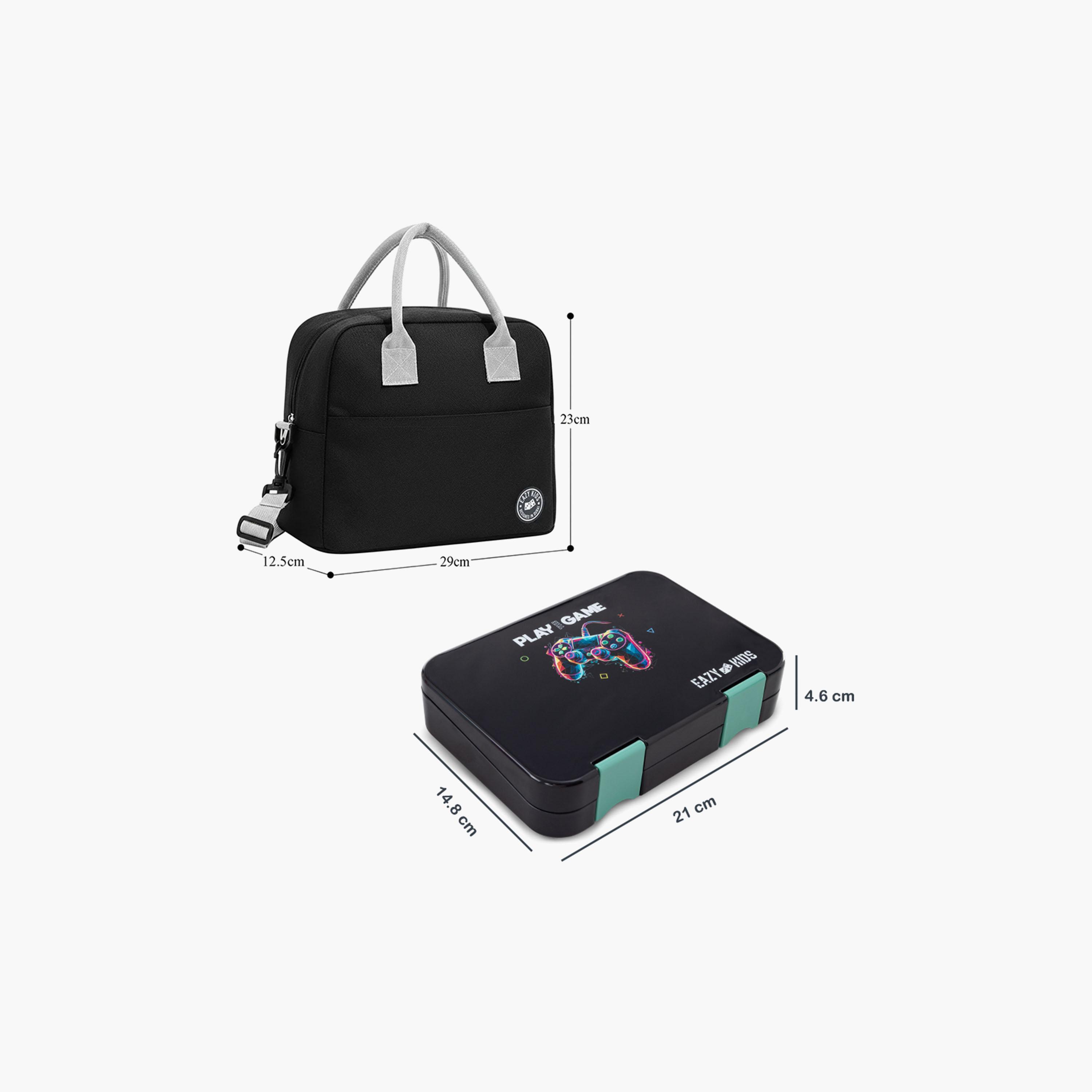Eazy Kids 4 Compartment Bento Lunch Box with Insulated Lunch Bag-school-lunchessentials-lunchboxes-image-9
