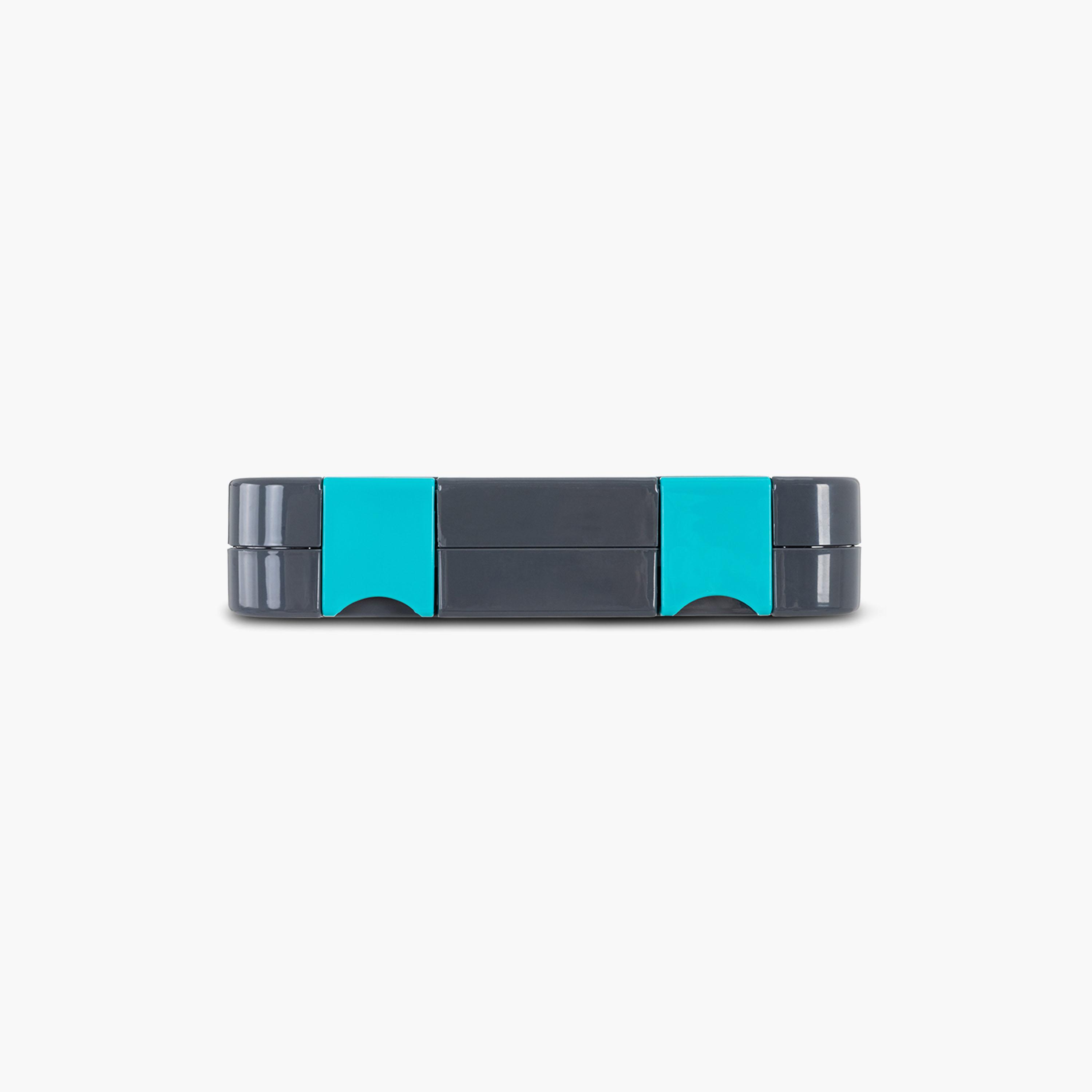 صندوق غداء بينتو بـ 4 أقسام مع زجاجة مياه بغطاء قلاب من إيزي كيدز - 750 مل-school-lunchessentials-lunchboxes-image-3