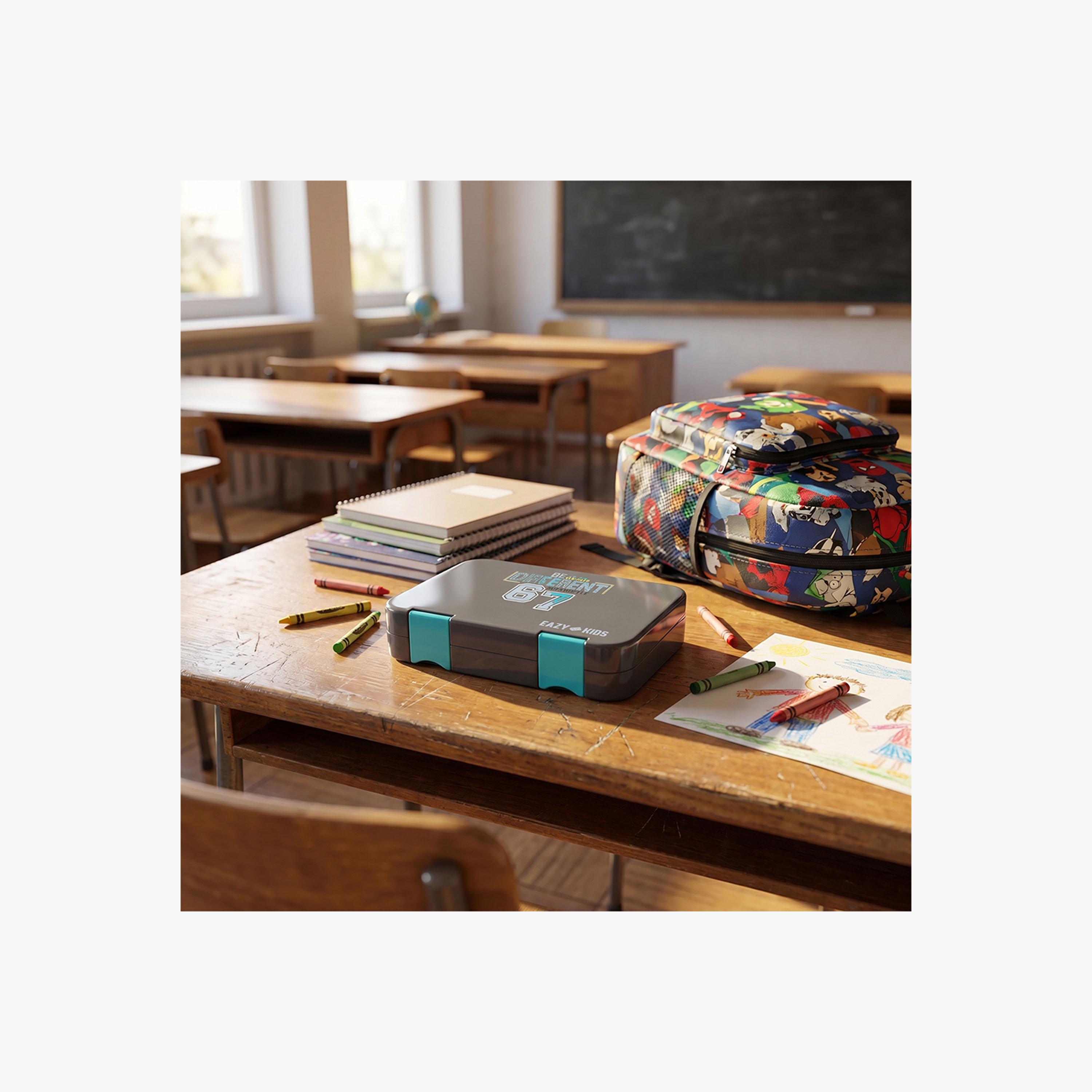 Eazy Kids 4 Compartment Bento Lunch Box with Insulated Lunch Bag-school-lunchessentials-lunchboxes-image-14