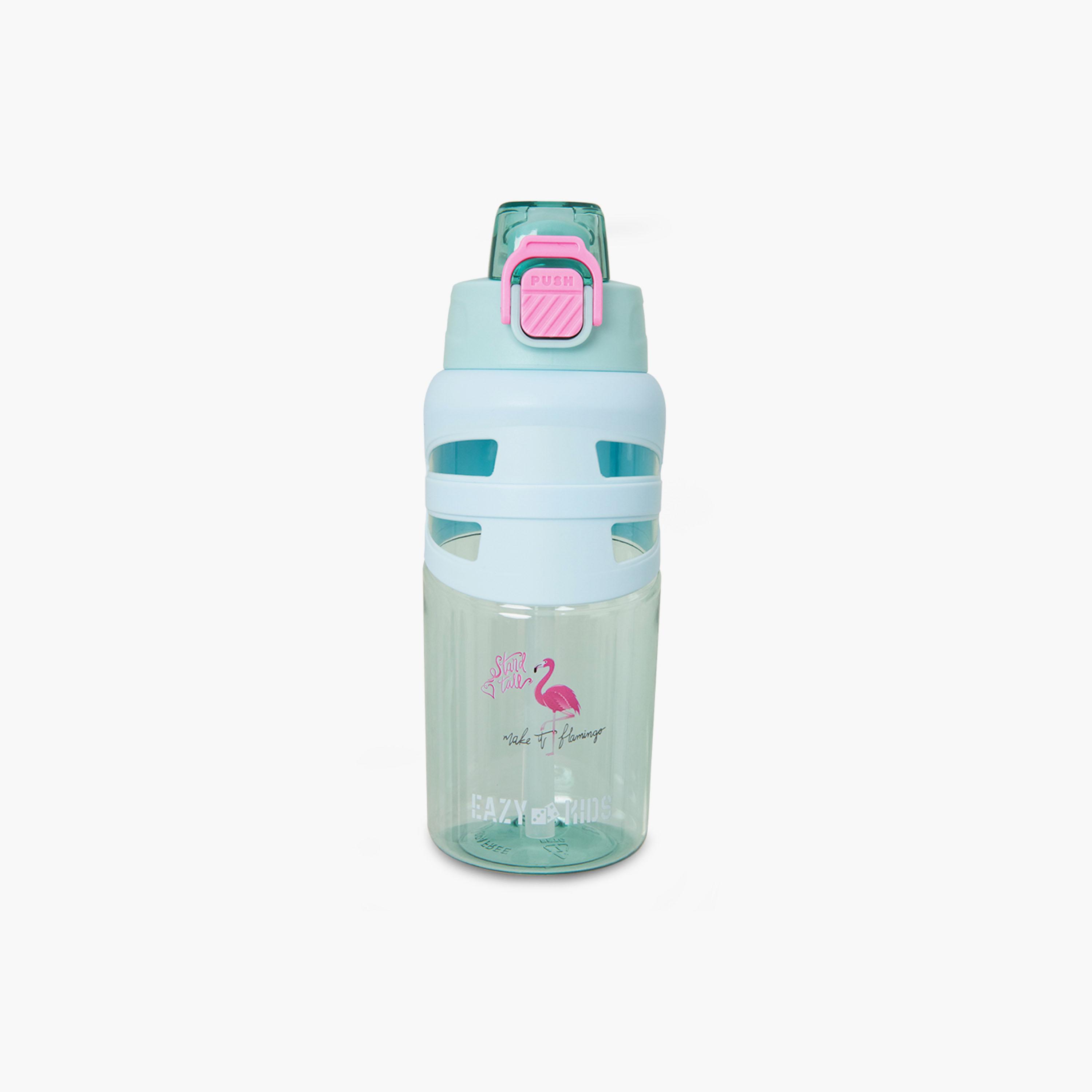 صندوق غداء بينتو بـ 4 أقسام مع زجاجة مياه بغطاء قلاب من إيزي كيدز - 750 مل-school-lunchessentials-lunchboxes-image-11