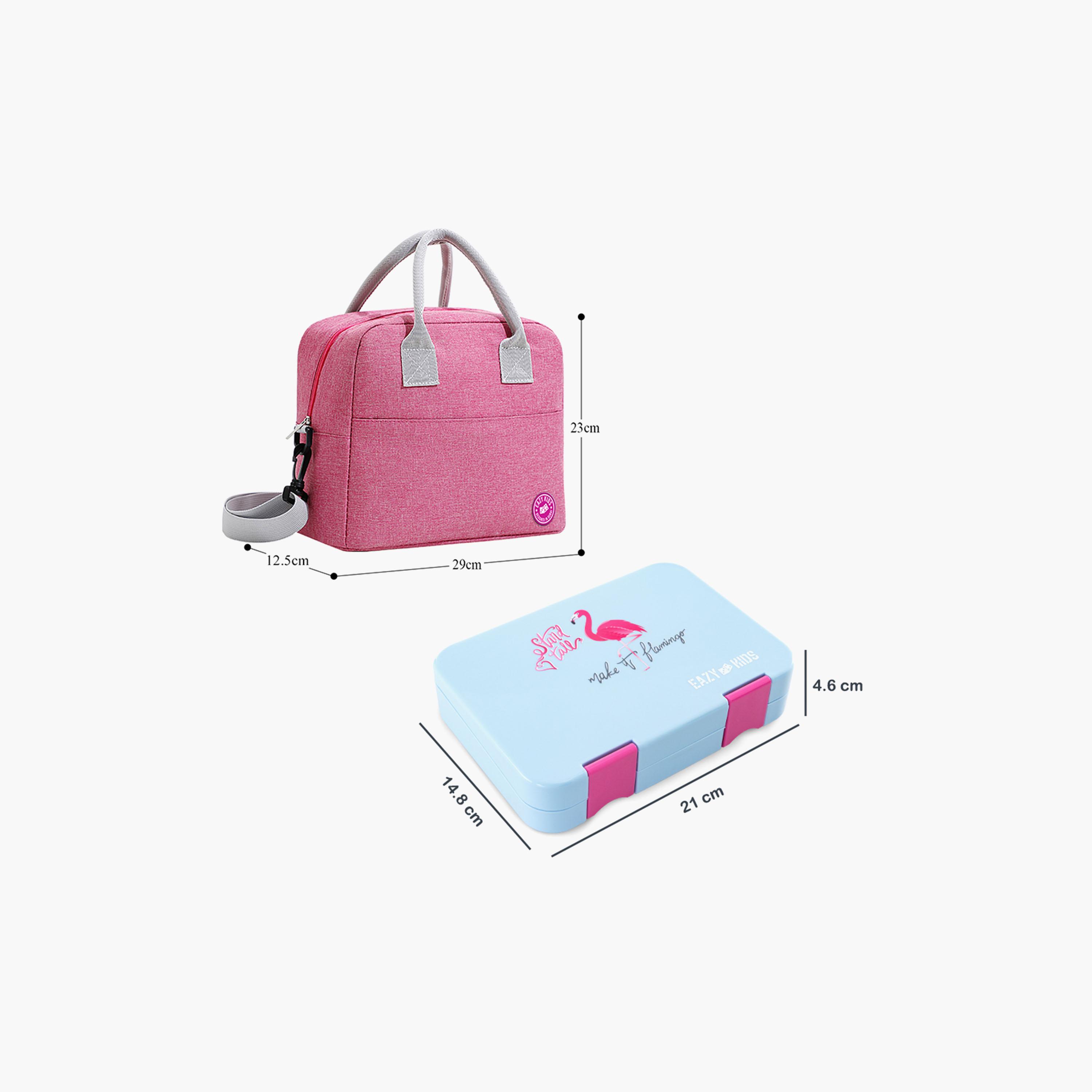 Eazy Kids 4 Compartment Bento Lunch Box with Insulated Lunch Bag-school-lunchessentials-lunchboxes-image-7
