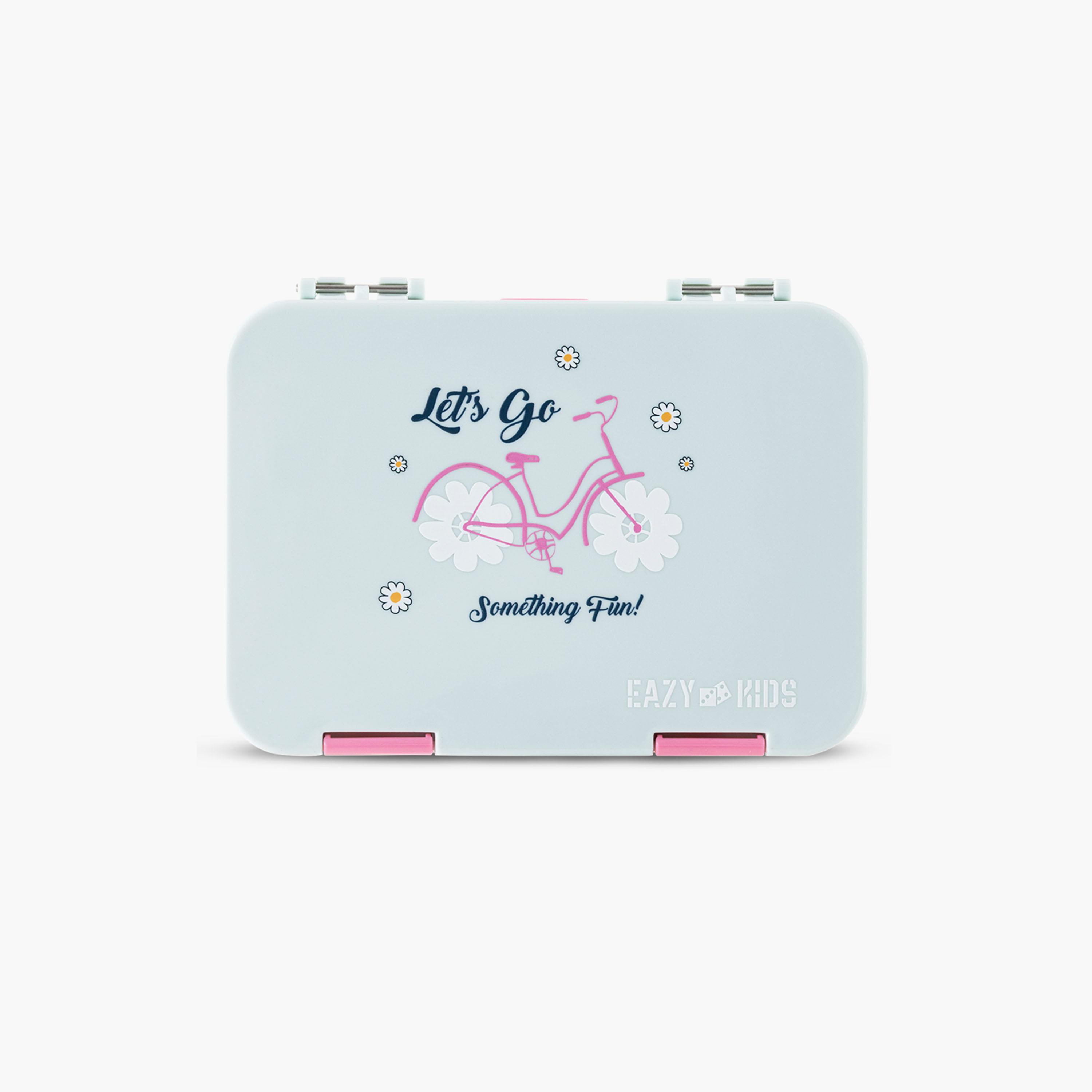صندوق غداء بينتو بـ 4 أقسام مع زجاجة مياه بغطاء قلاب من إيزي كيدز - 750 مل-school-lunchessentials-lunchboxes-image-2