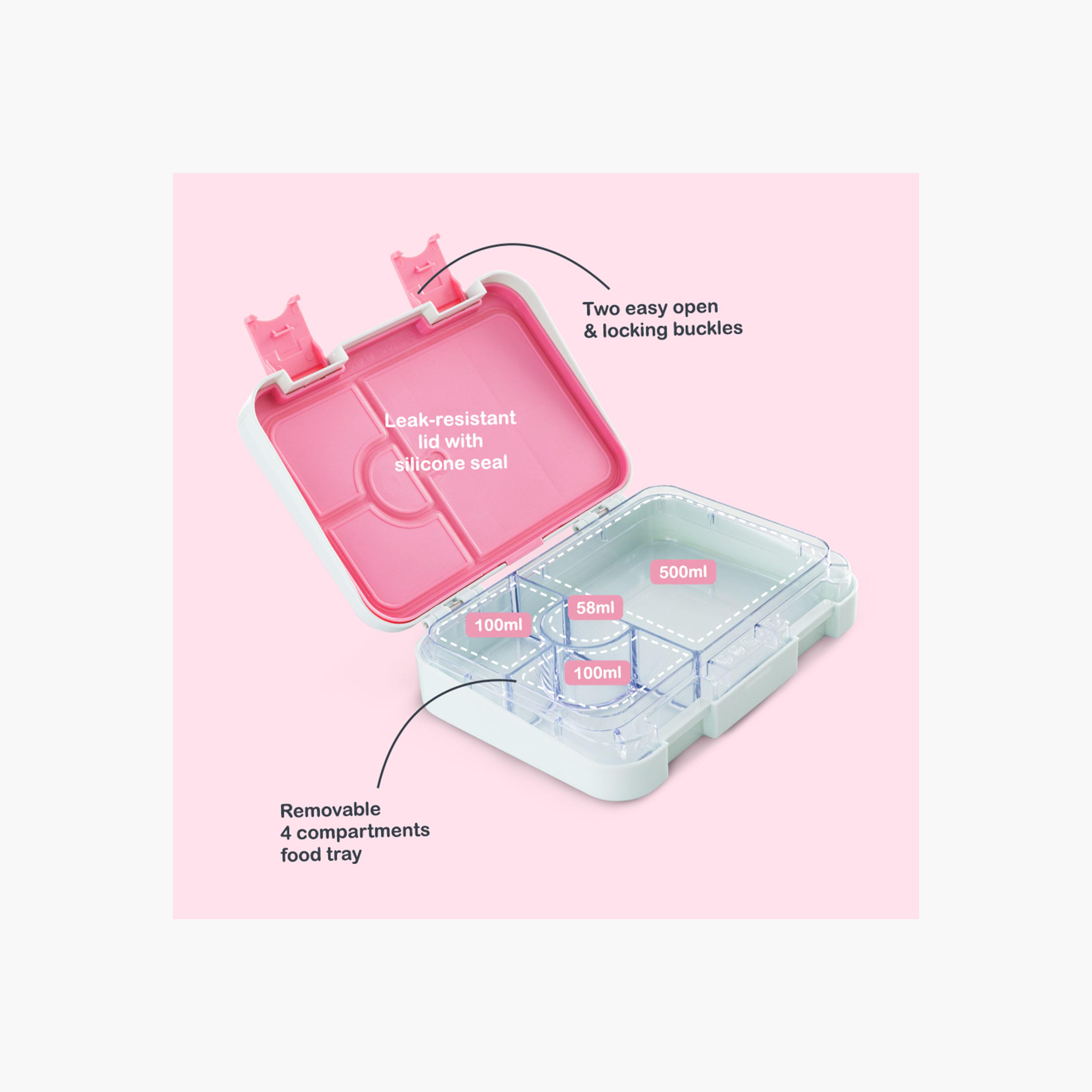 Eazy Kids 4 Compartment Bento Lunch Box with Insulated Lunch Bag-school-lunchessentials-lunchboxes-image-3