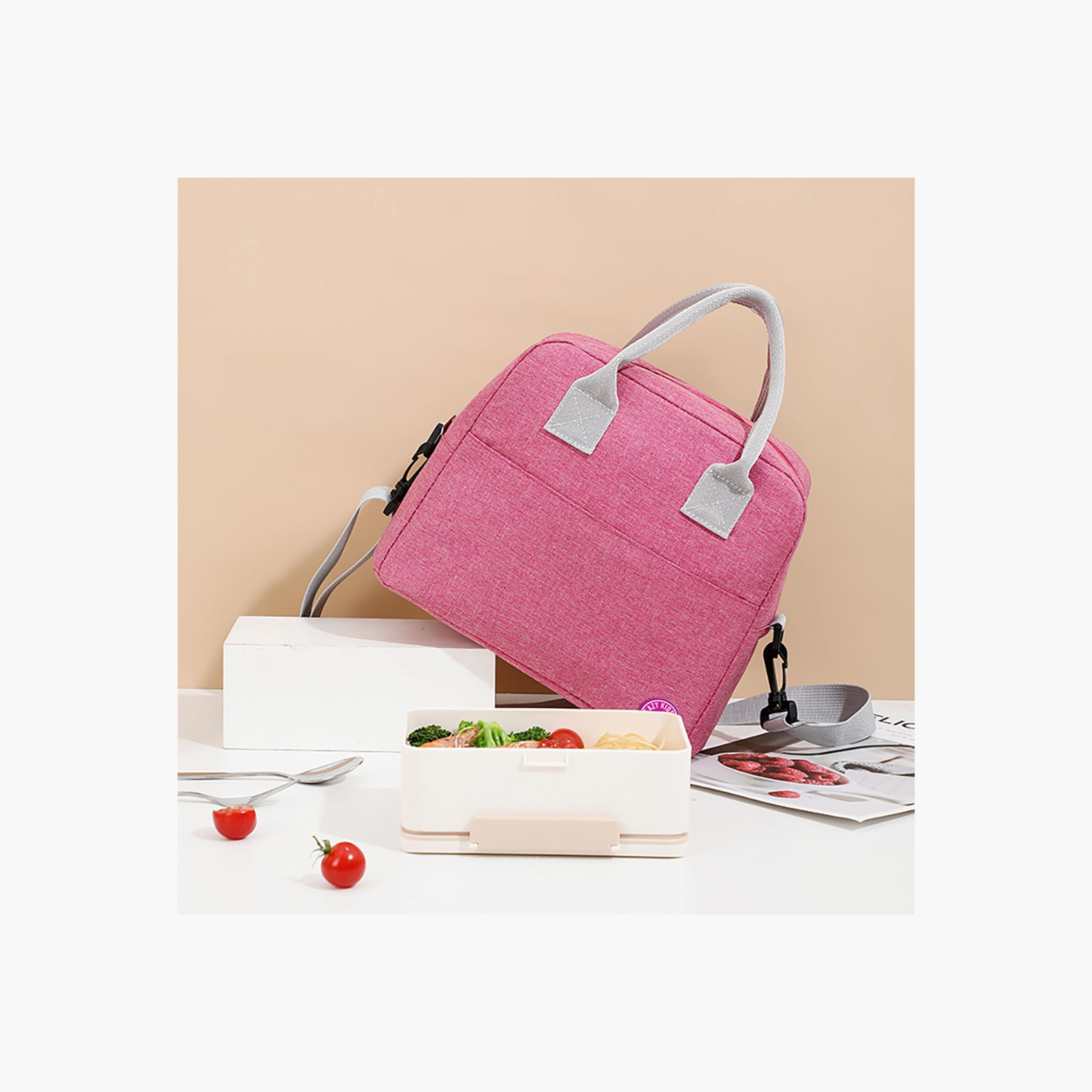 Eazy Kids 4 Compartment Bento Lunch Box with Insulated Lunch Bag & Water Bottle - 750 ml-school-lunchessentials-lunchboxes-image-15