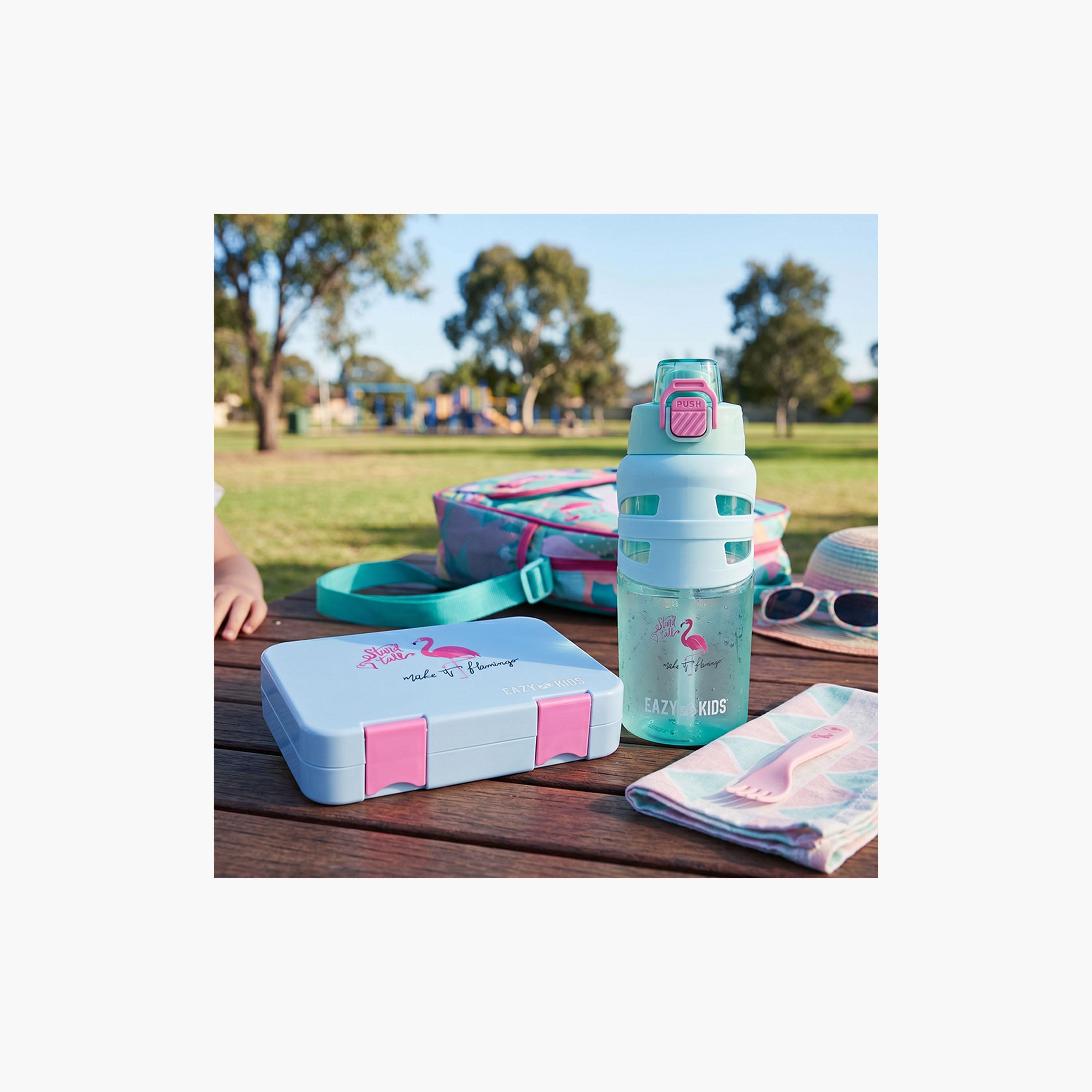 Eazy Kids 4 Compartment Bento Lunch Box with Insulated Lunch Bag & Water Bottle - 750 ml-school-lunchessentials-lunchboxes-image-17