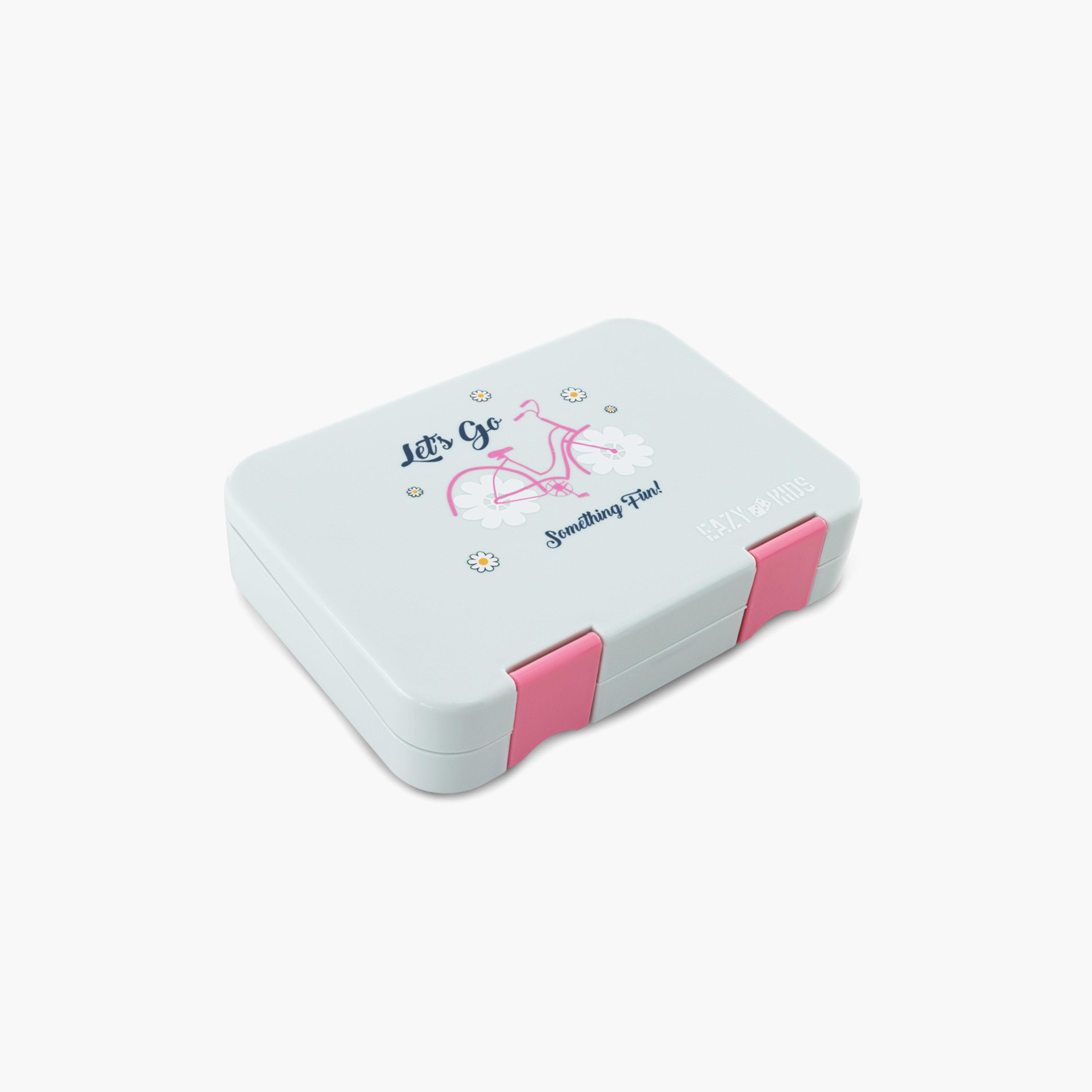 Eazy Kids 4 Compartment Bento Lunch Box with Insulated Lunch Bag & Water Bottle - 750 ml-school-lunchessentials-lunchboxes-image-3