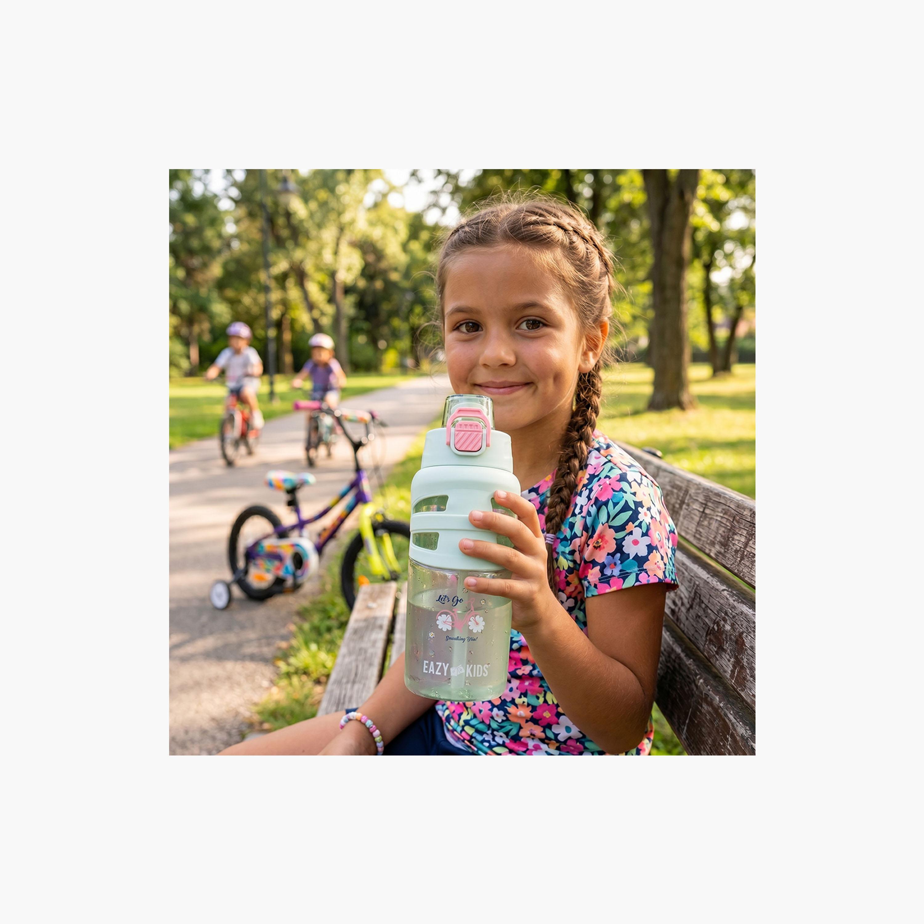 Eazy Kids 4 Compartment Bento Lunch Box with Insulated Lunch Bag & Water Bottle - 750 ml-school-lunchessentials-lunchboxes-image-6