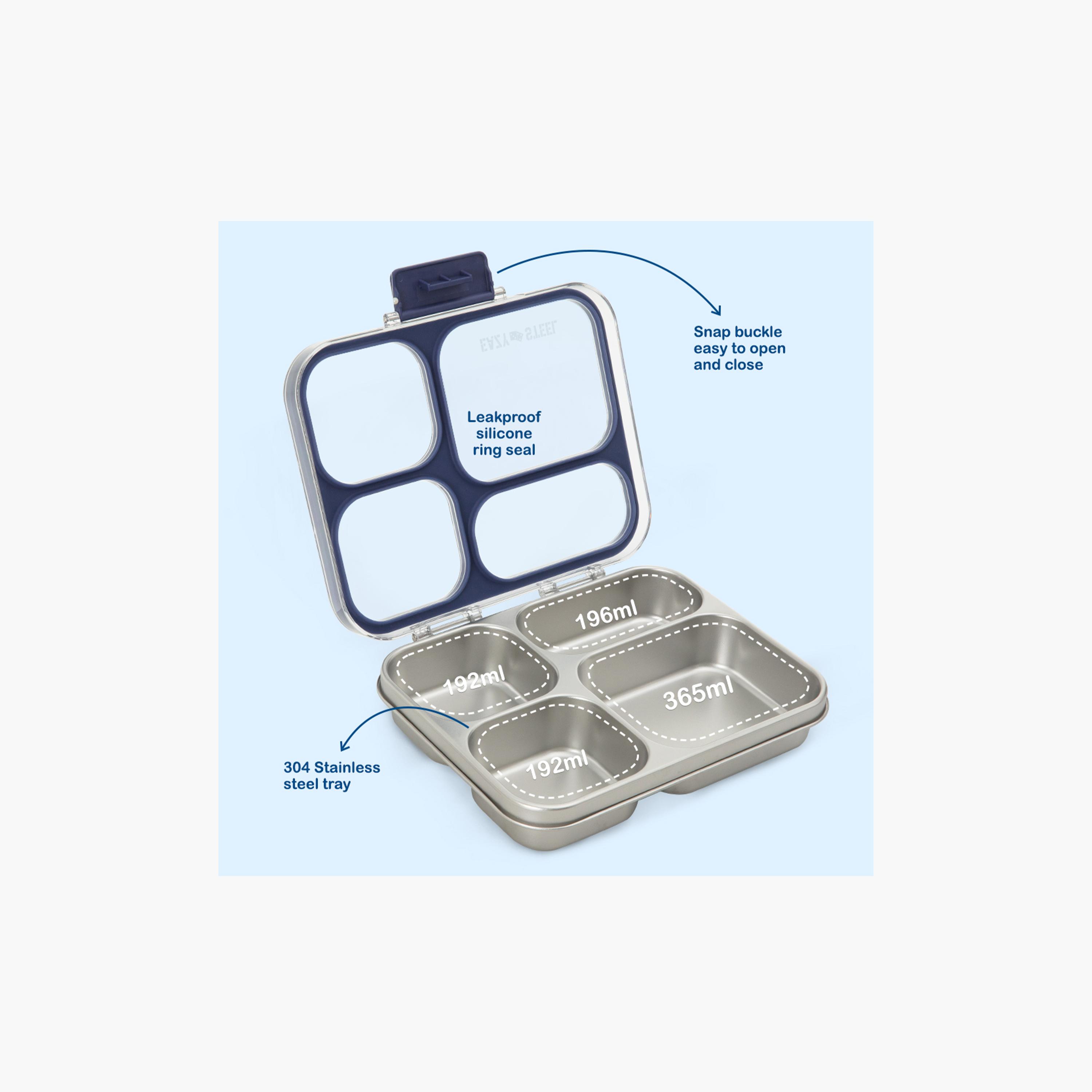 صندوق غداء بينتو ستانلس ستيل مع غطاء تريتان من إيزي كيدز-school-lunchessentials-lunchboxes-image-6