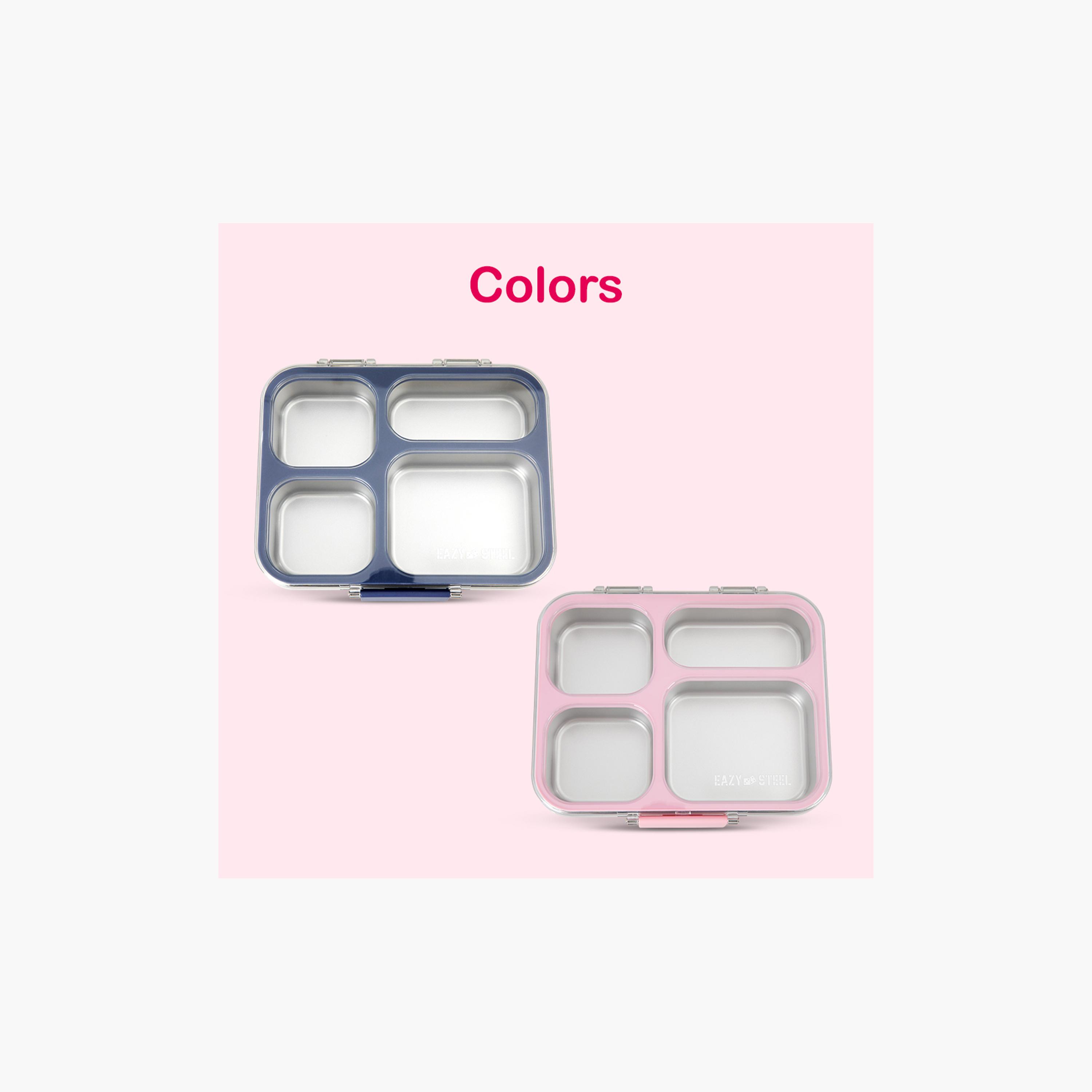صندوق غداء بينتو ستانلس ستيل مع غطاء تريتان من إيزي كيدز-school-lunchessentials-lunchboxes-image-2