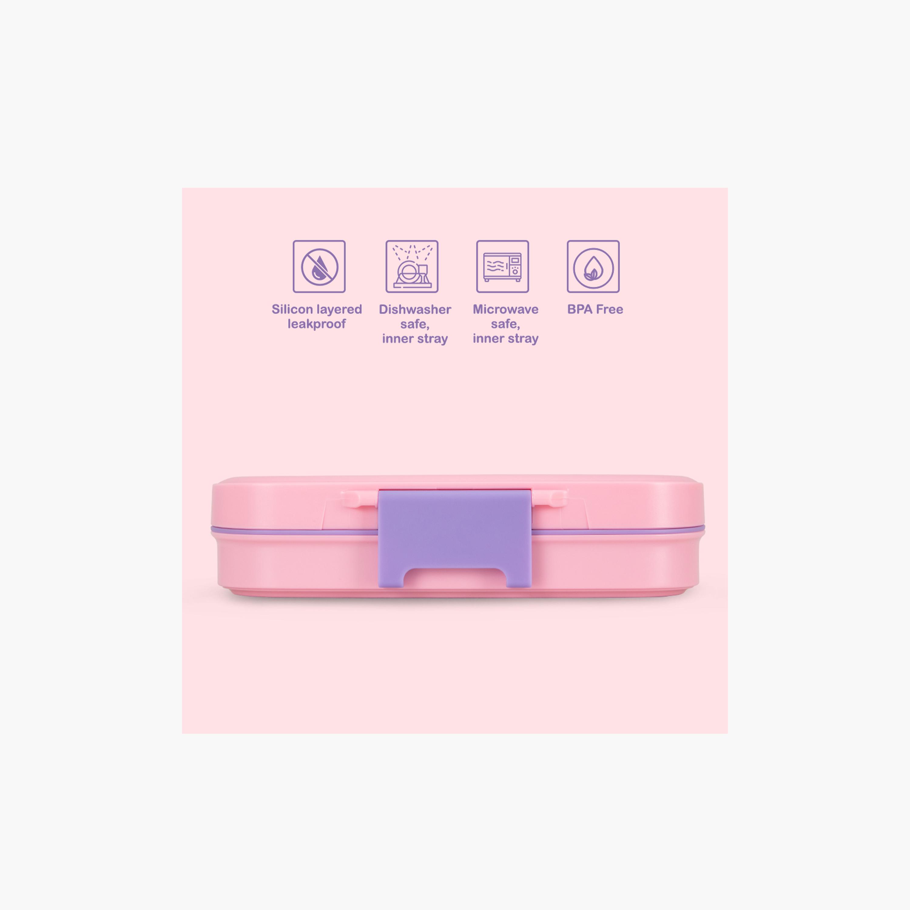 Eazy Kids 3 Compartment Leak Proof Premium Stainless Steel Lunch Box - 710 ml-school-lunchessentials-lunchboxes-image-7
