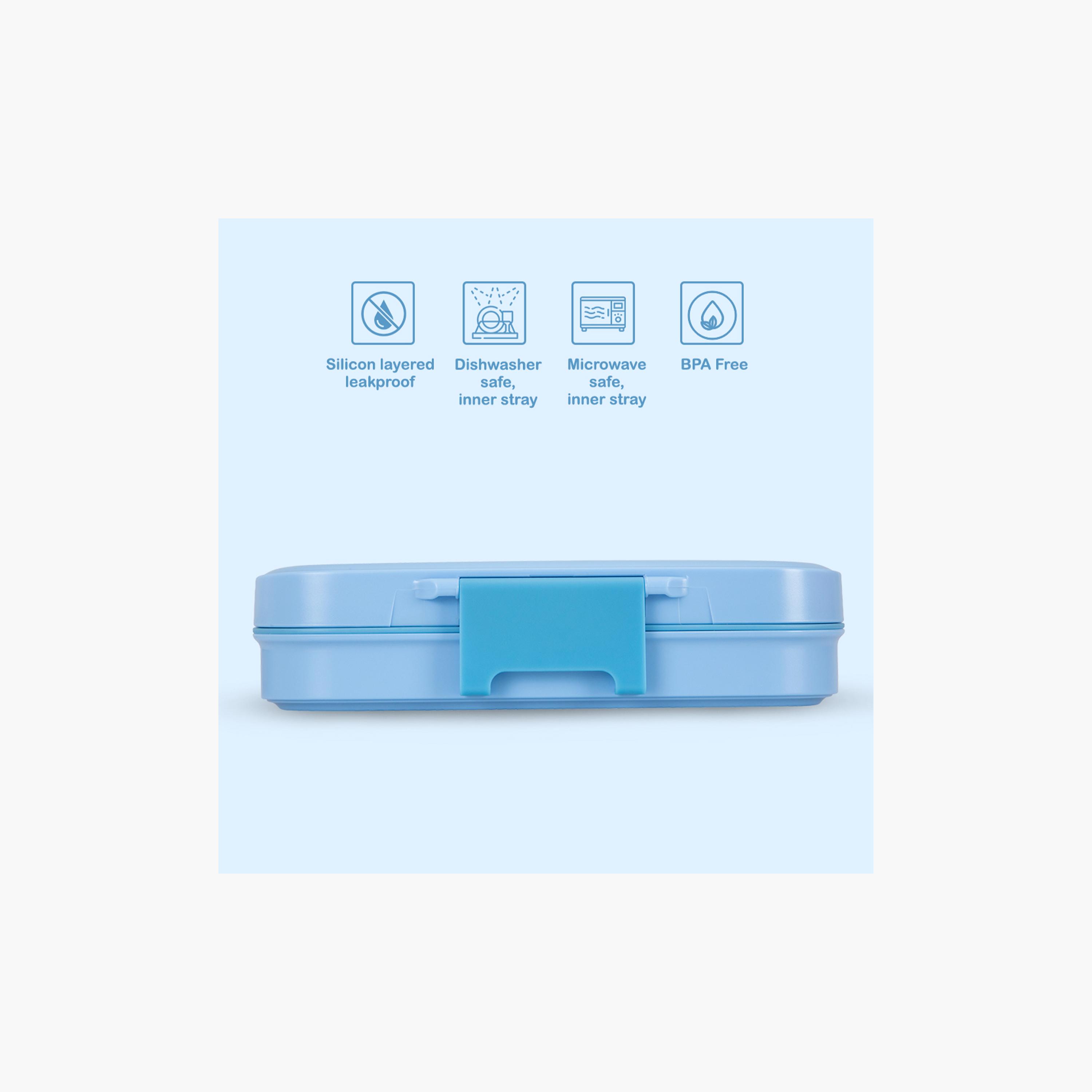 Eazy Kids 3 Compartment Leak Proof Premium Stainless Steel Lunch Box - 710 ml-school-lunchessentials-lunchboxes-image-8