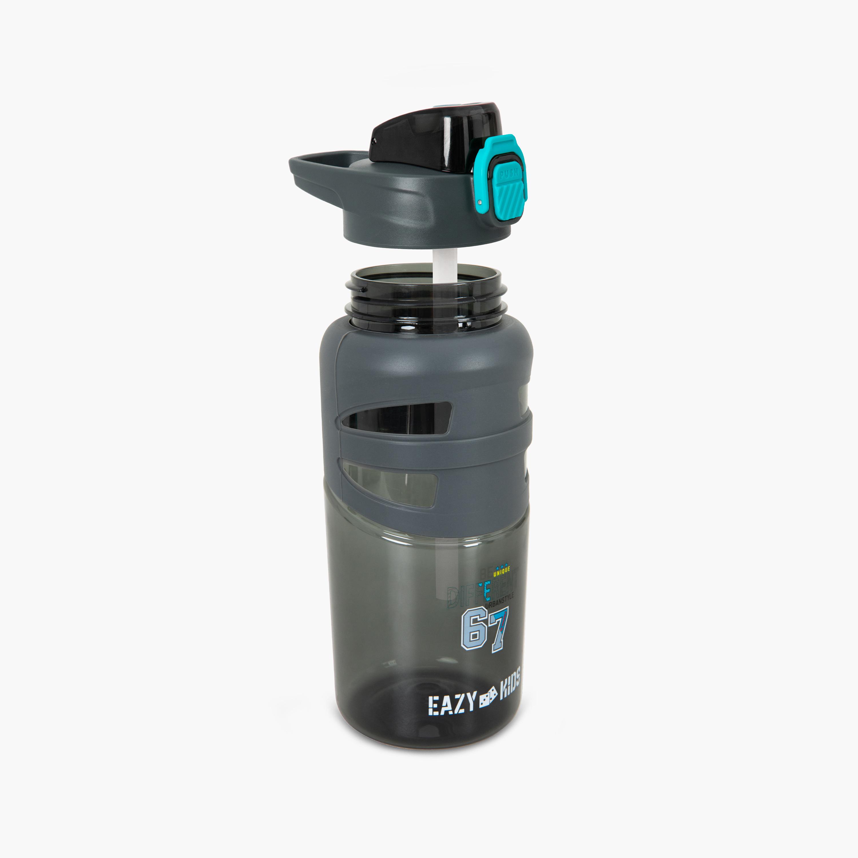 Eazy Kids BPA Free Spout & Straw Flip Top Water Bottle - 750 ml-school-waterbottles-image-9