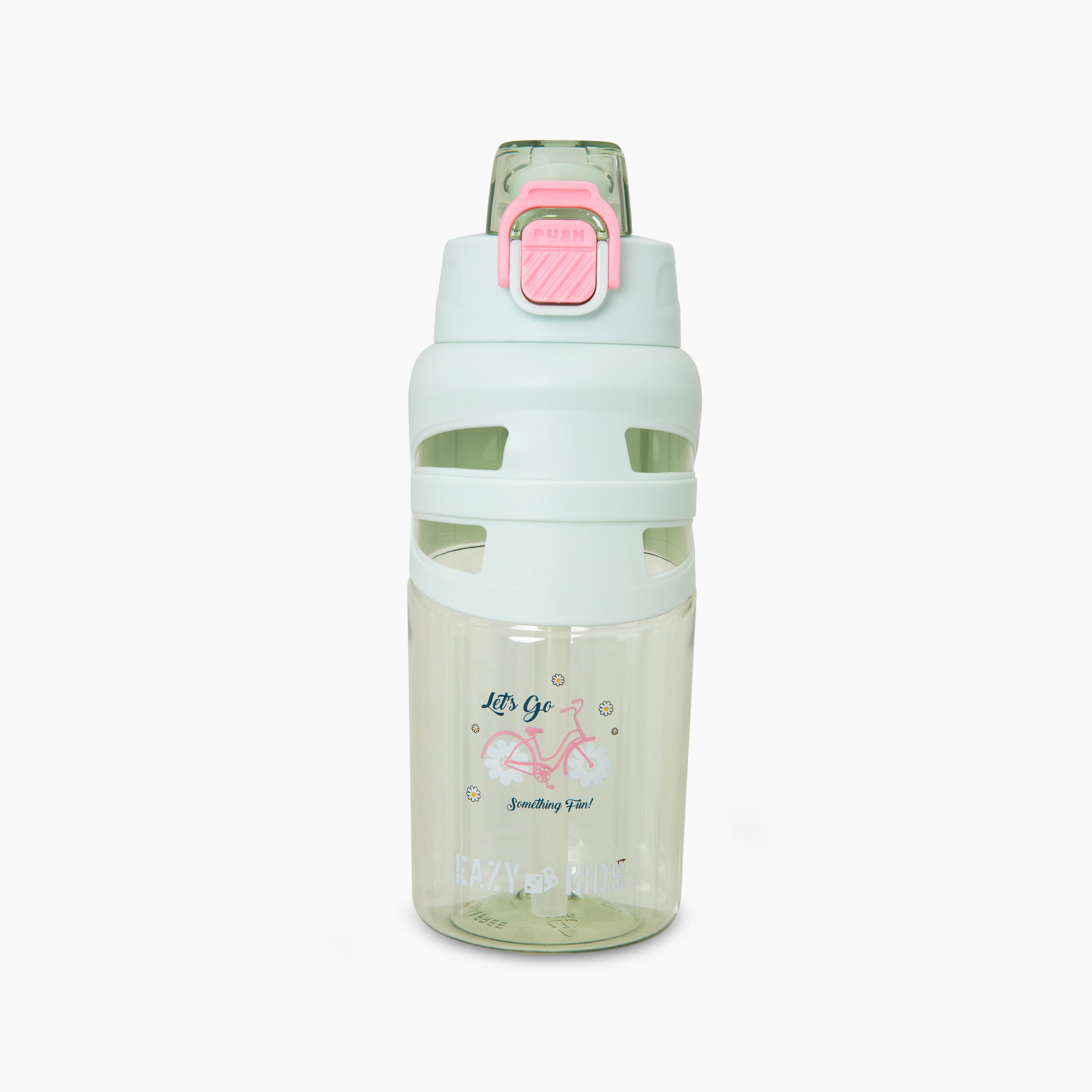 Eazy Kids BPA Free Spout & Straw Flip Top Water Bottle - 750 ml-school-waterbottles-image-1