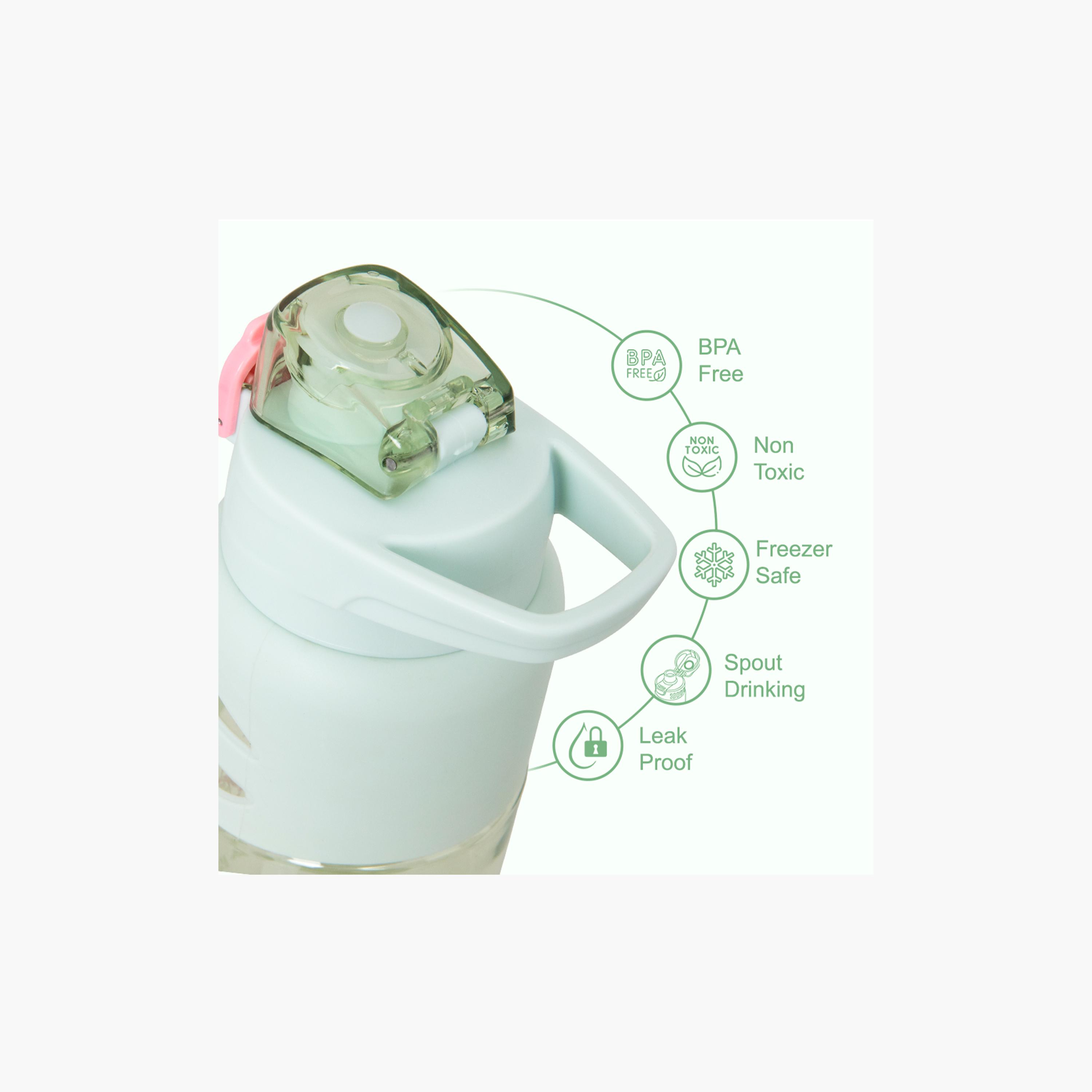 Eazy Kids BPA Free Spout & Straw Flip Top Water Bottle - 750 ml-school-waterbottles-image-11
