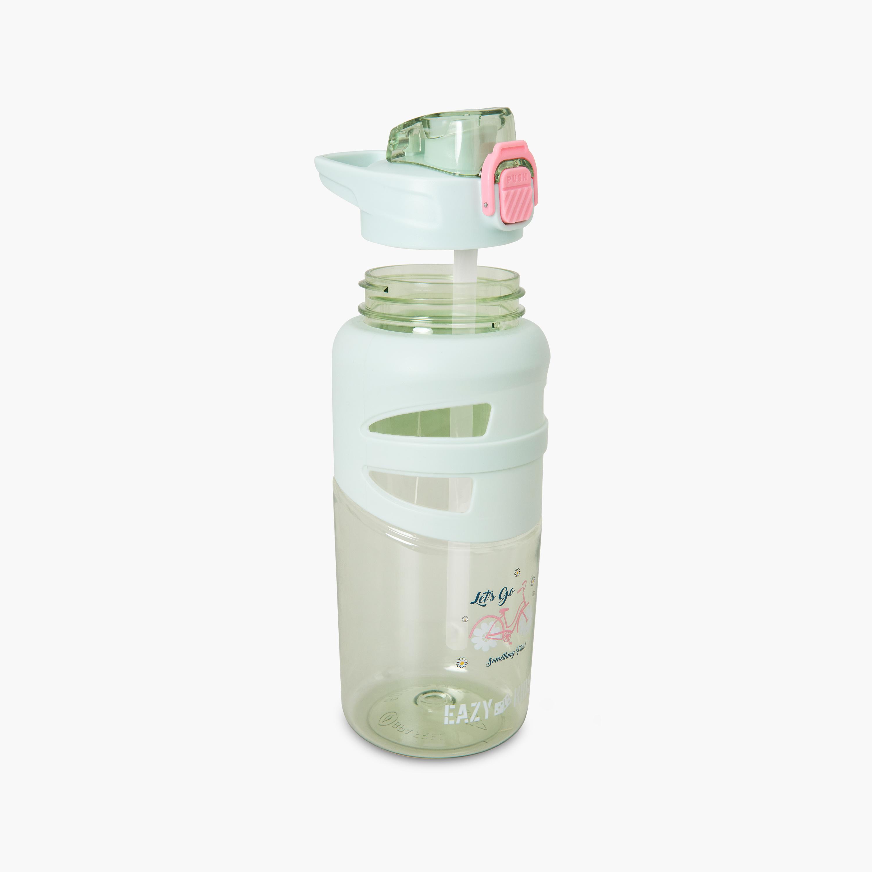 Eazy Kids BPA Free Spout & Straw Flip Top Water Bottle - 750 ml-school-waterbottles-image-13