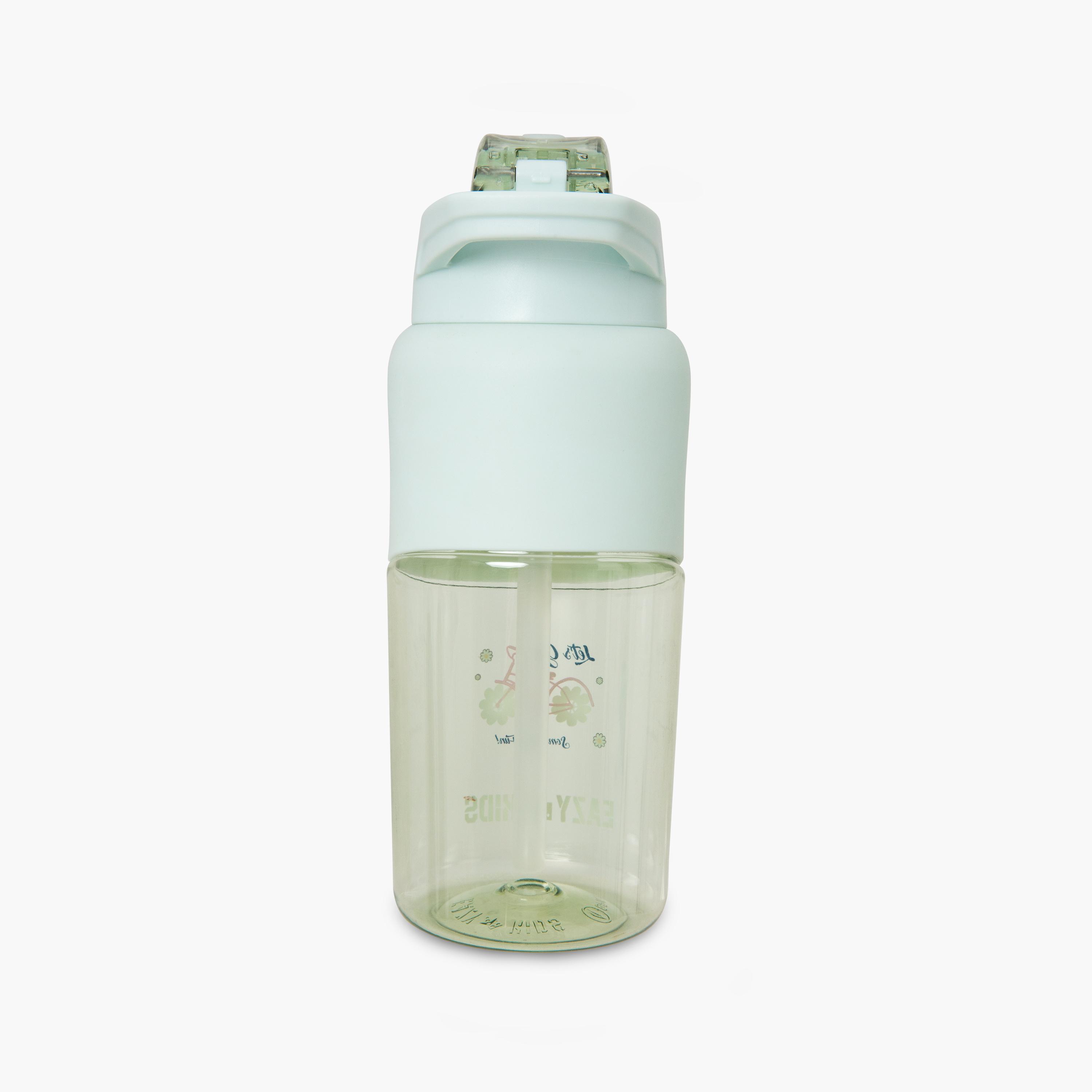 Eazy Kids BPA Free Spout & Straw Flip Top Water Bottle - 750 ml-school-waterbottles-image-4