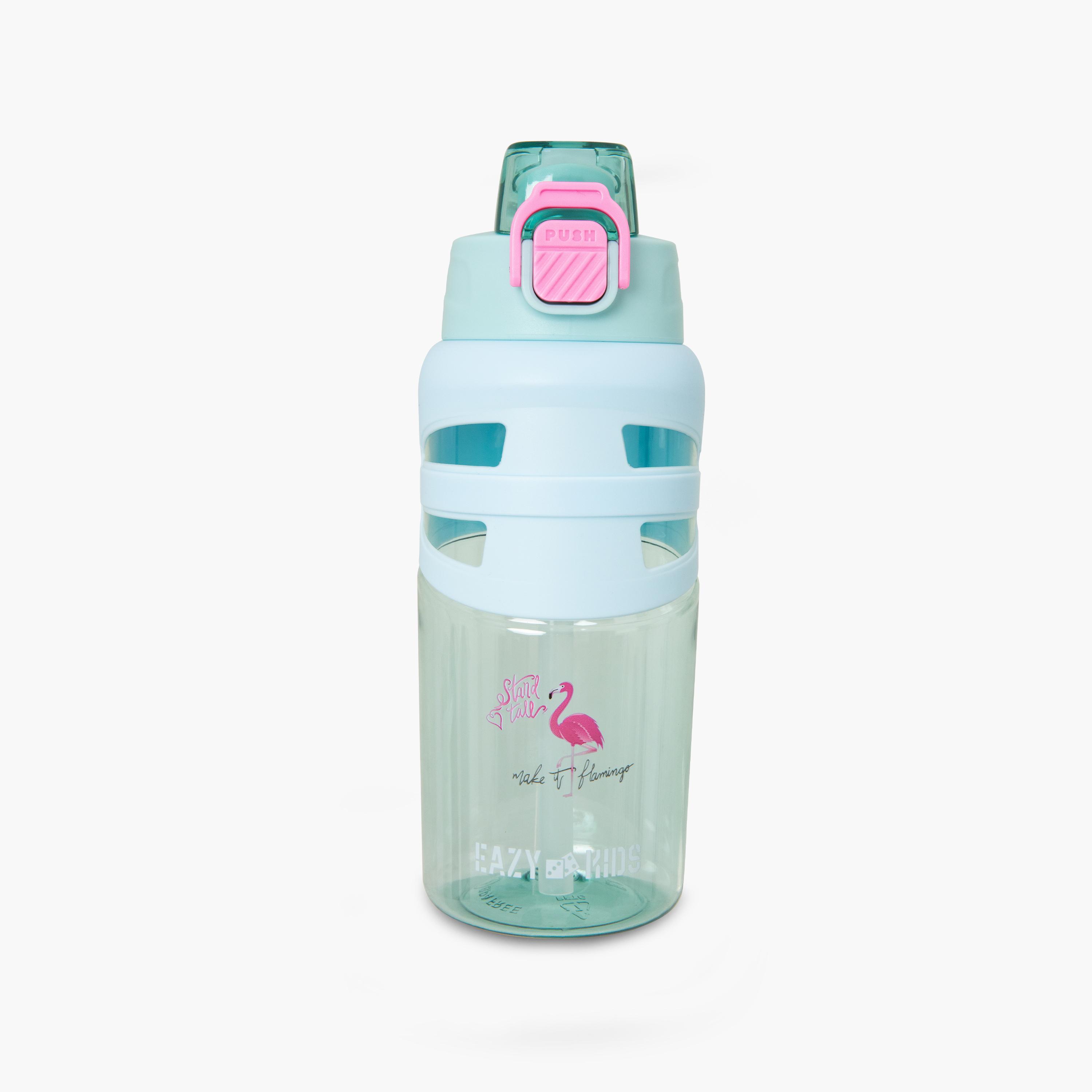 Eazy Kids BPA Free Spout & Straw Flip Top Water Bottle - 750 ml-school-waterbottles-image-1