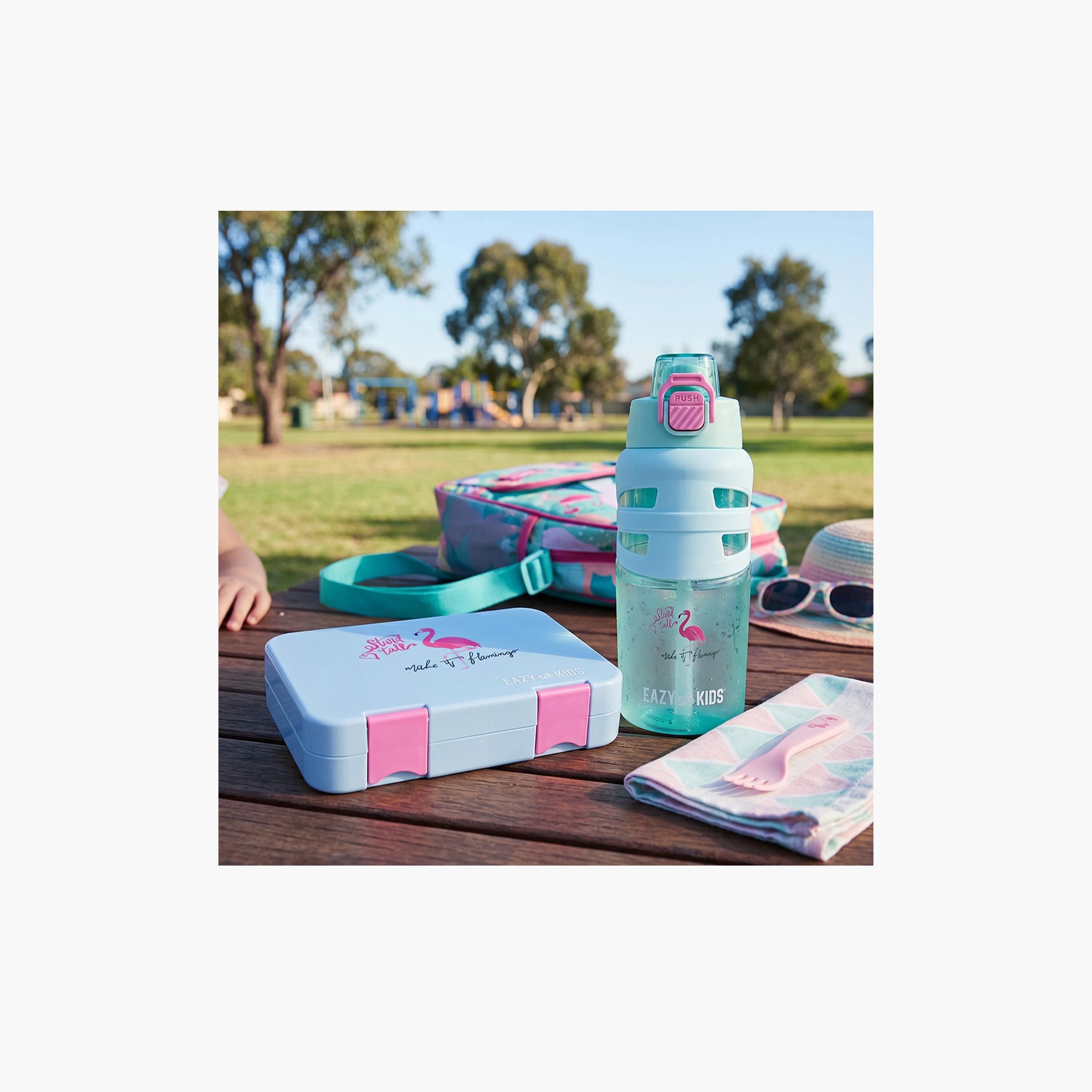 Eazy Kids BPA Free Spout & Straw Flip Top Water Bottle - 750 ml-school-waterbottles-image-10