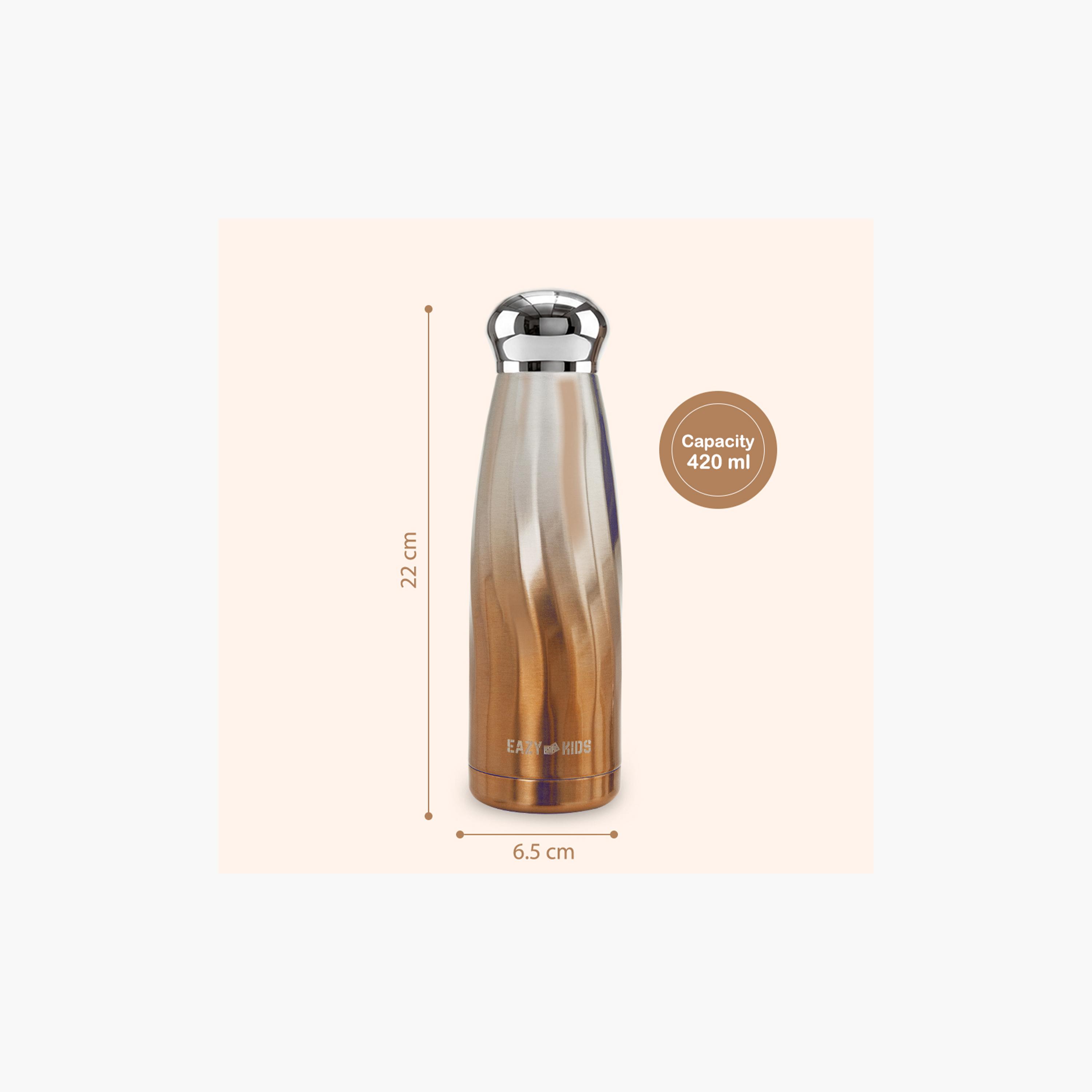 Eazy Kids Double Walled Stainless Steel Water Bottle - 420 ml-school-waterbottles-image-8