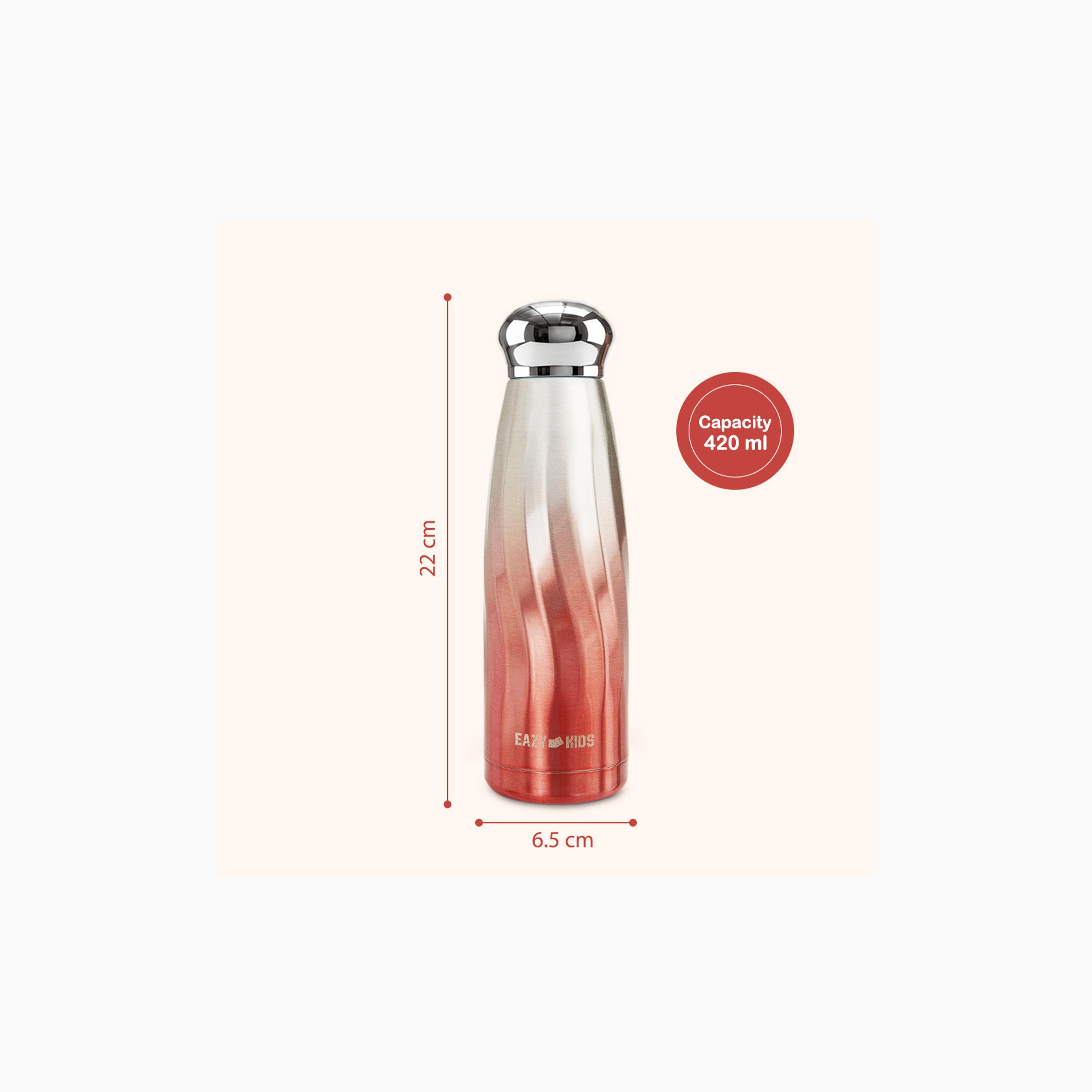 Eazy Kids Double Walled Stainless Steel Water Bottle - 420 ml-school-waterbottles-image-7