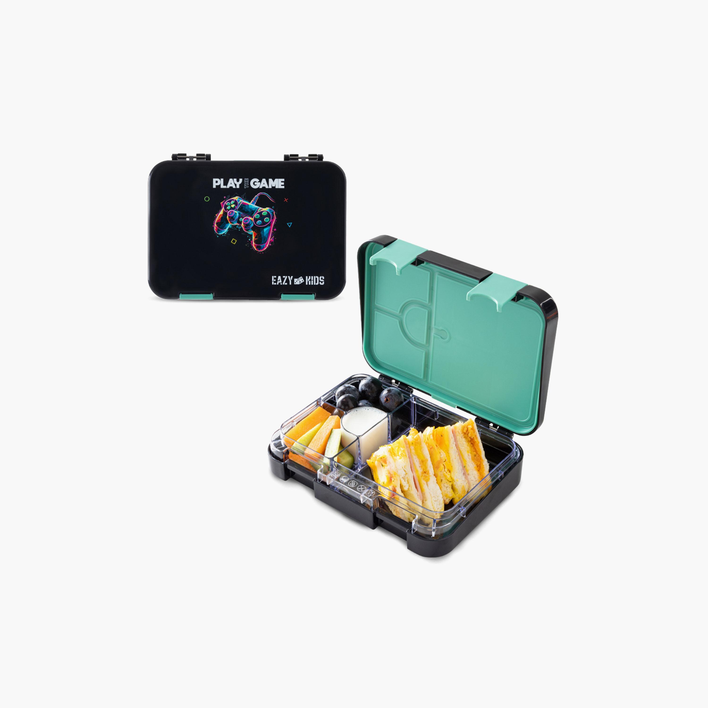 Eazy Kids 4 Compartment Leak Proof BPA Free Bento Lunch Box-school-lunchessentials-lunchboxes-image-1