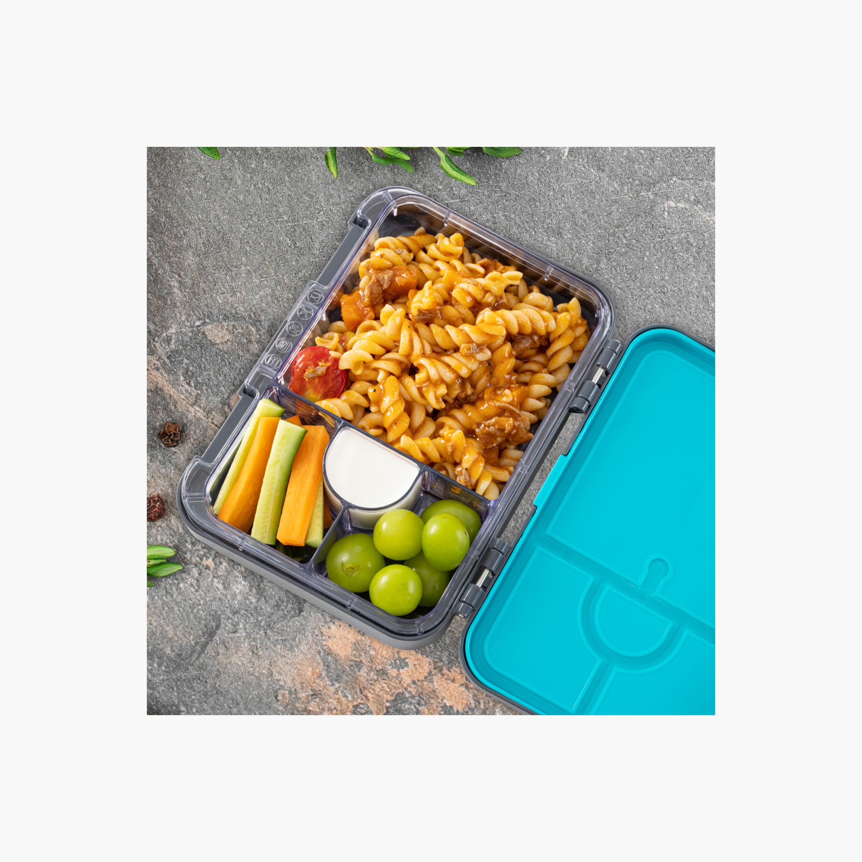 صندوق غداء بينتو بـ 4 أقسام ومقاوم للتسريب وخالي من مادة BPA من إيزي كيدز-school-lunchessentials-lunchboxes-image-6