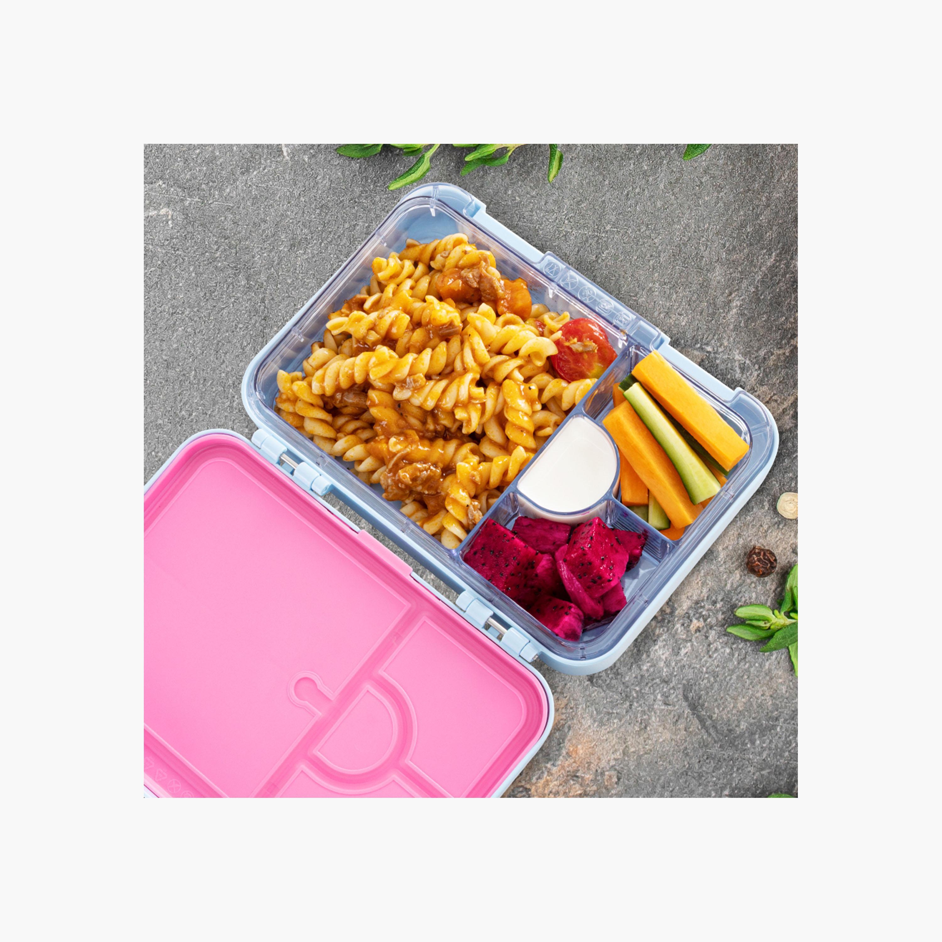 Eazy Kids 4 Compartment Leak Proof BPA Free Bento Lunch Box-school-lunchessentials-lunchboxes-image-5